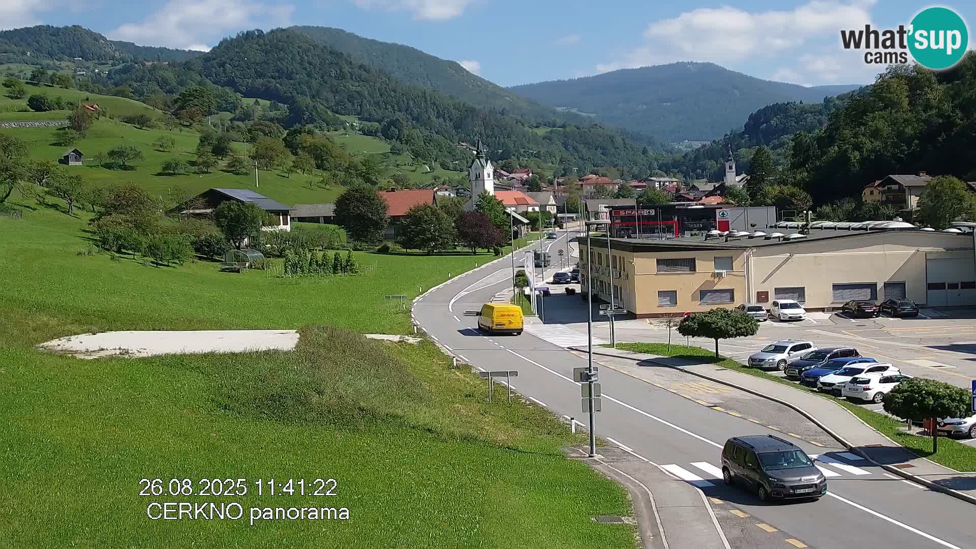 Cerkno Stadteingang Live-Webcam