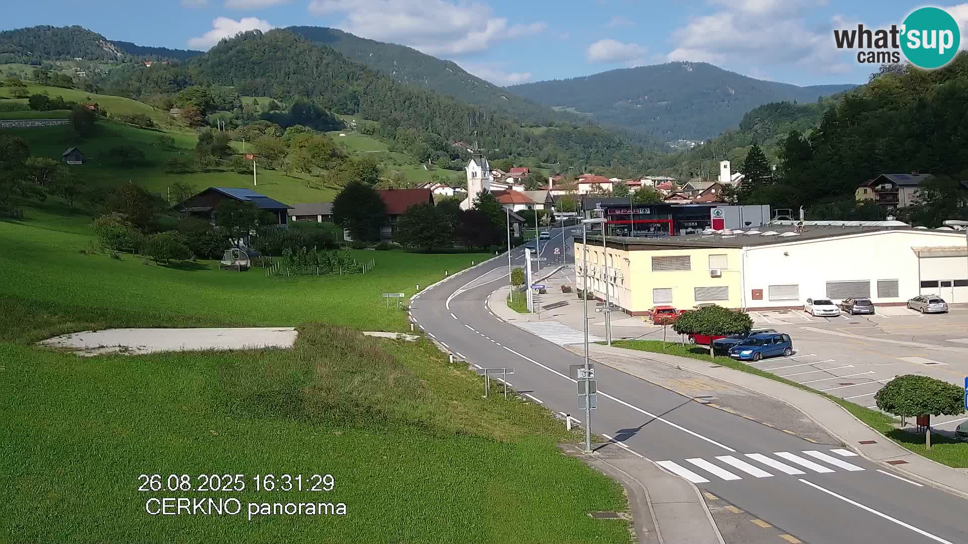Webcam Ingresso Città di Cerkno