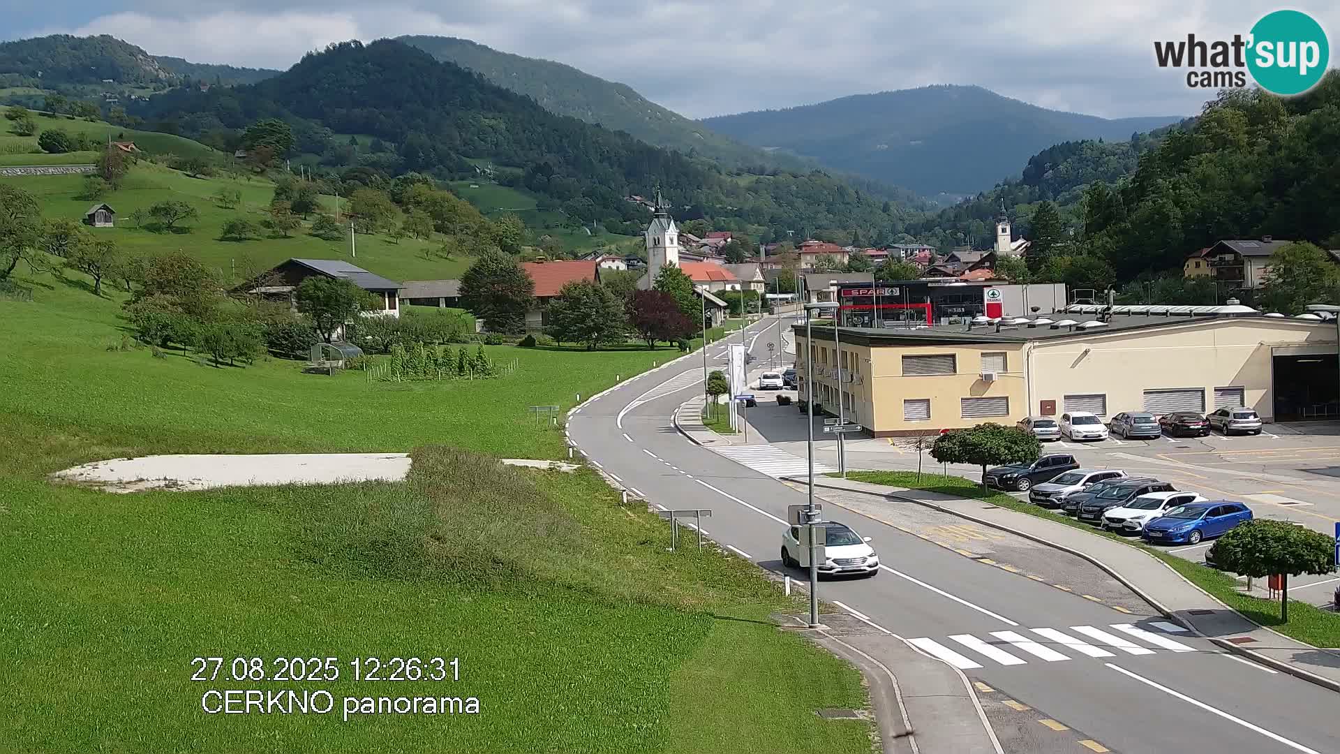 Webcam Ingresso Città di Cerkno
