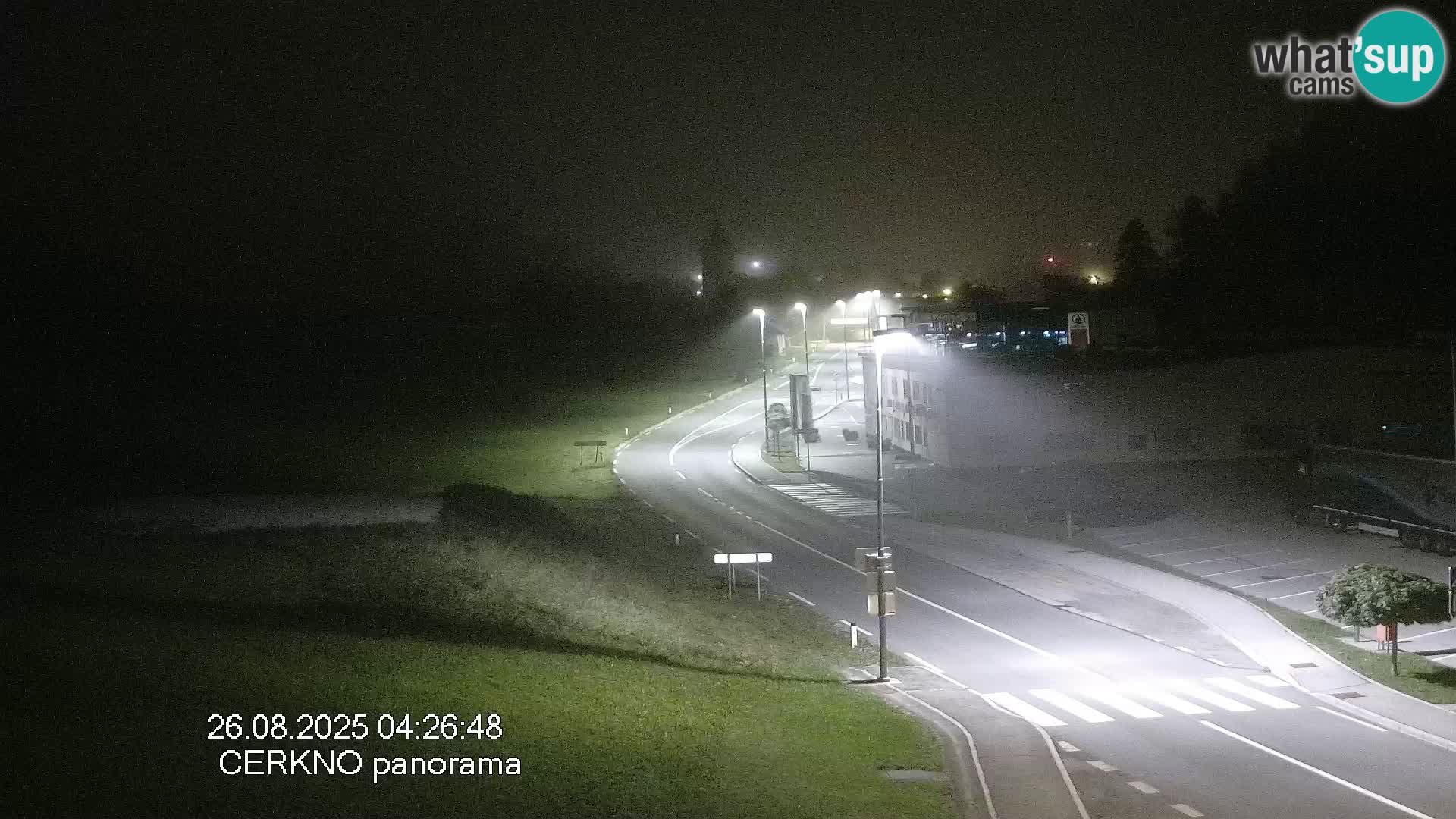 Cerkno entrada a la ciudad Webcam en vivo