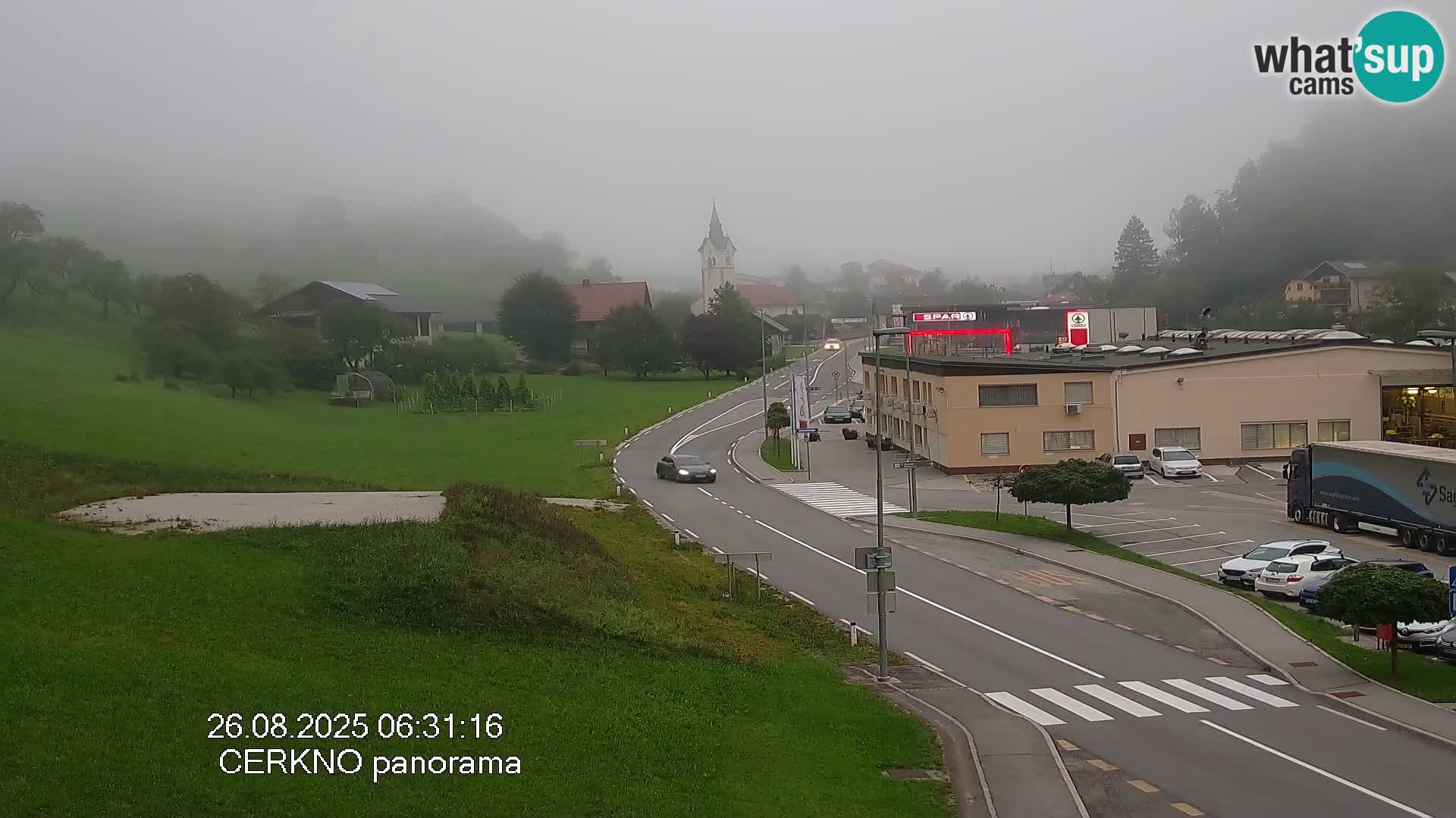 Cerkno ulaz u grad – Kamera uživo