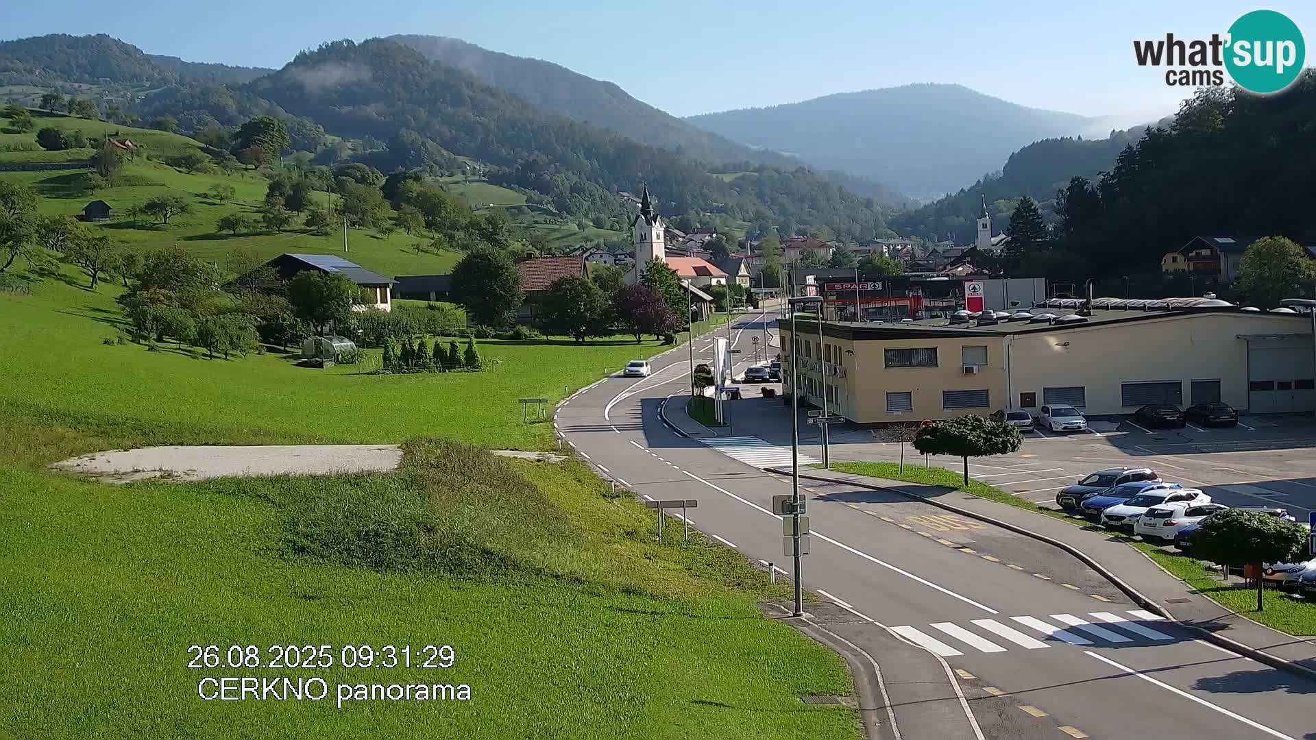 Cerkno ulaz u grad – Kamera uživo