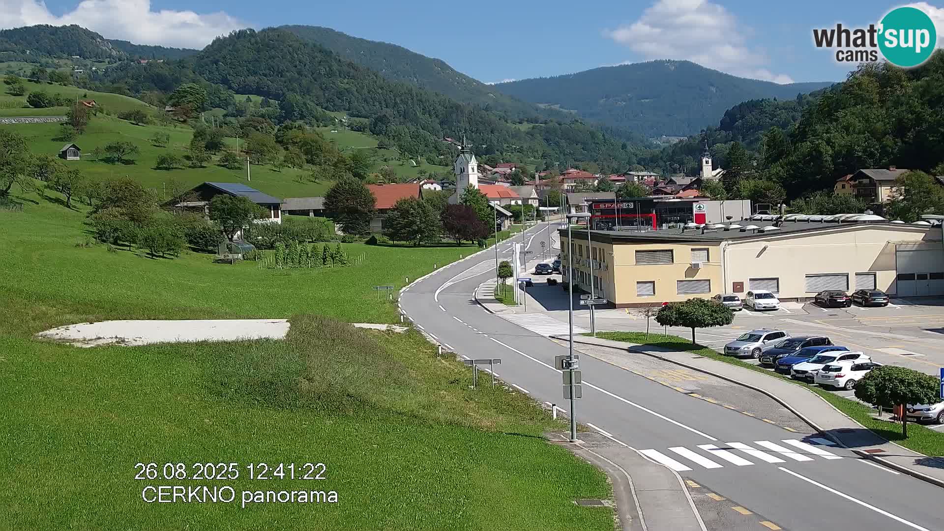 Cerkno ulaz u grad – Kamera uživo