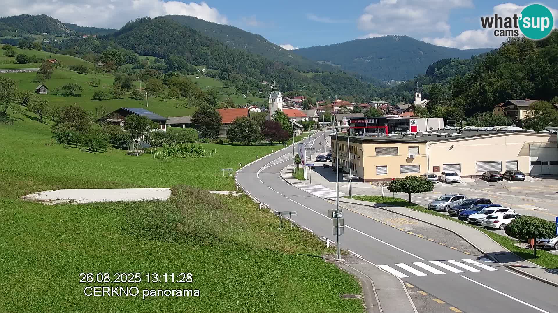 Cerkno Stadteingang Live-Webcam