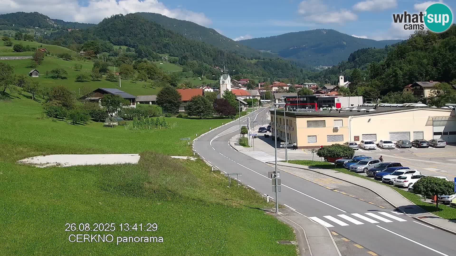 Cerkno Stadteingang Live-Webcam