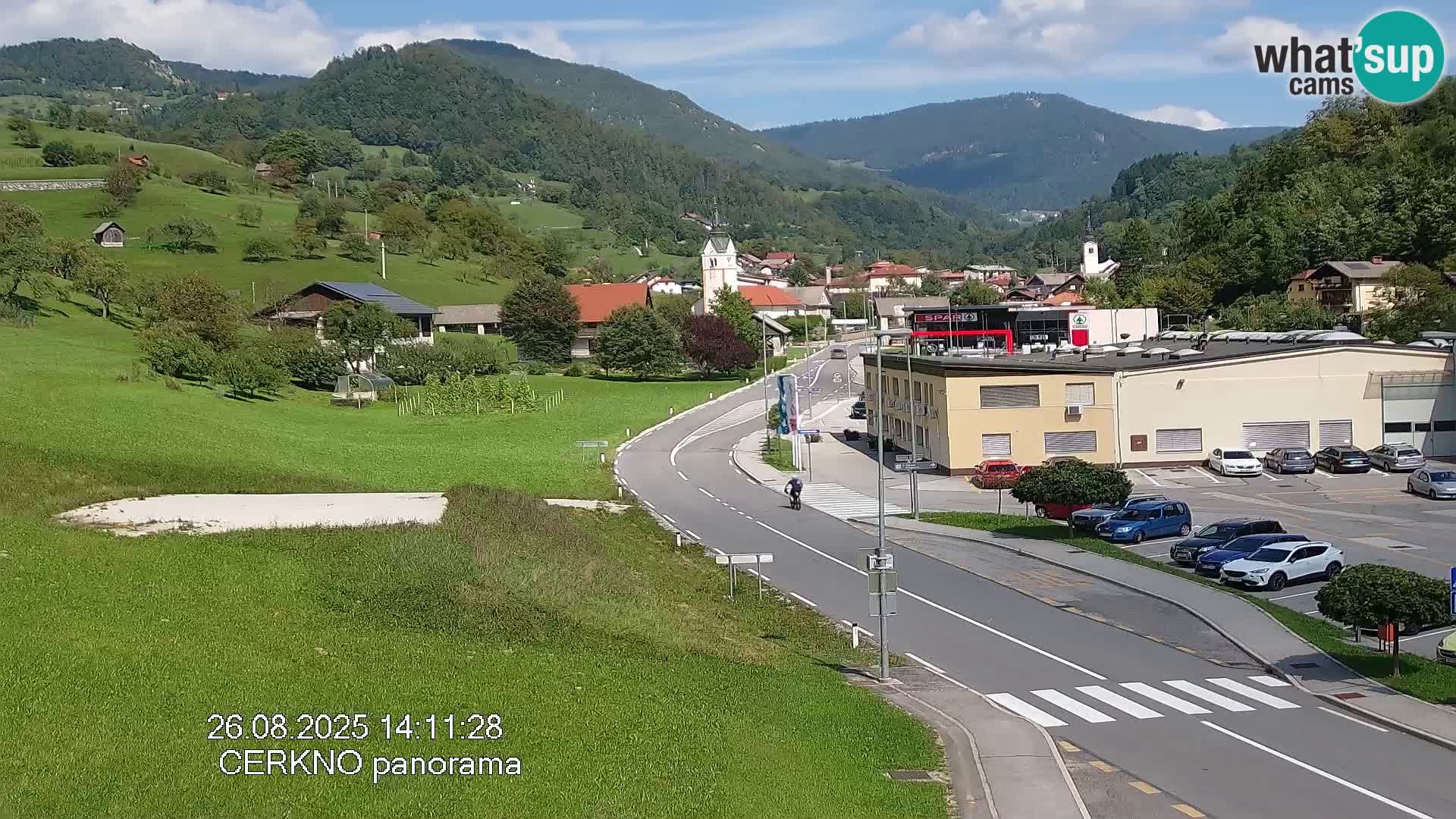 Cerkno Stadteingang Live-Webcam
