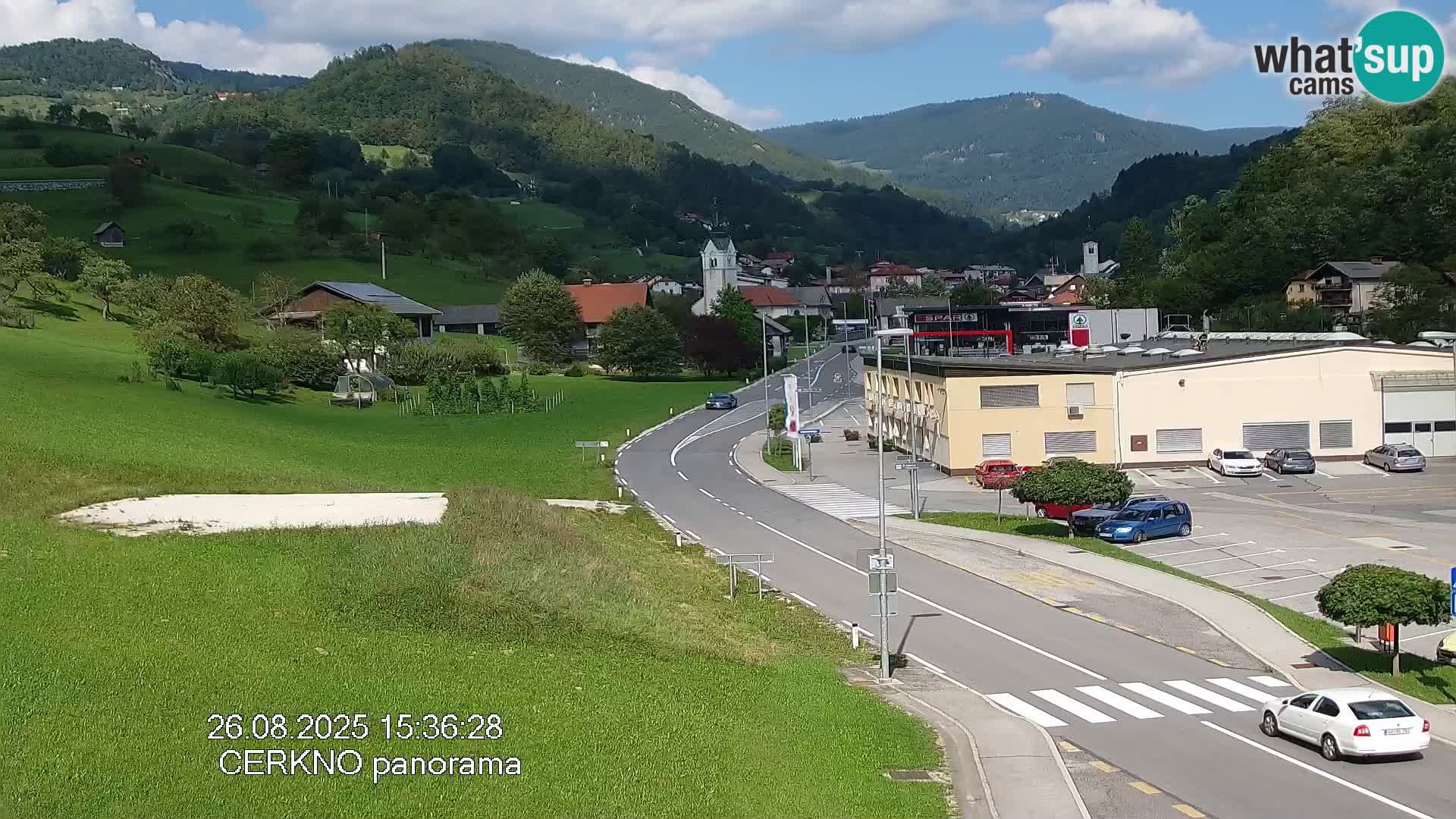 Webcam Ingresso Città di Cerkno