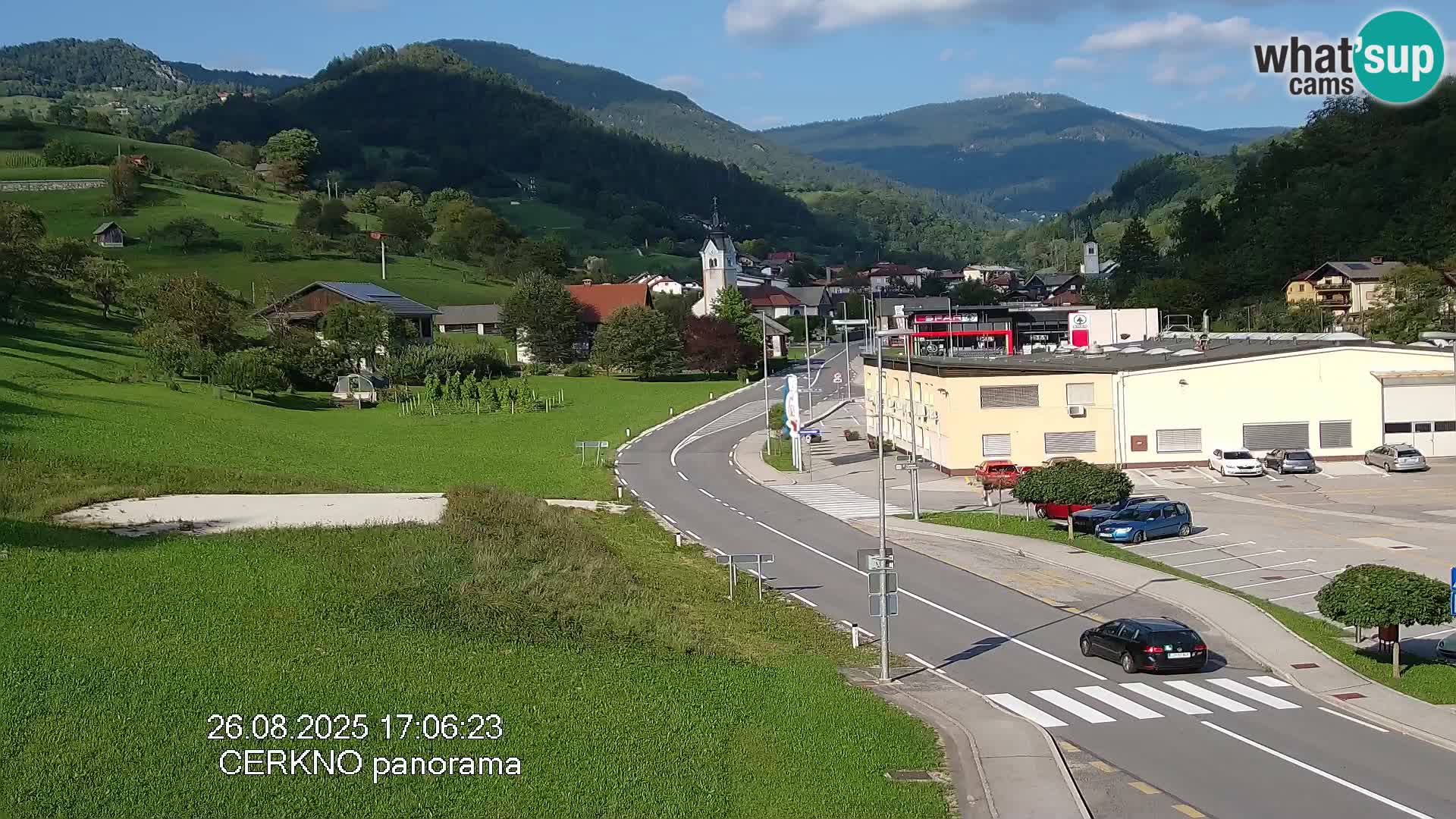 Cerkno Stadteingang Live-Webcam