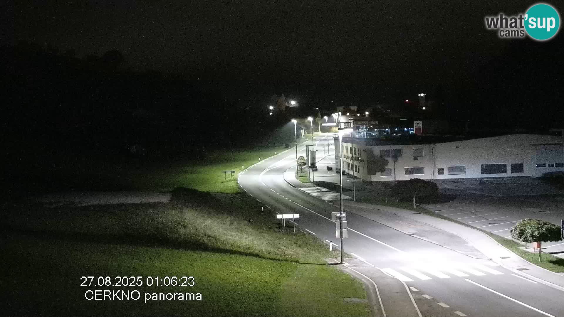 Webcam en direct – Entrée de la ville de Cerkno