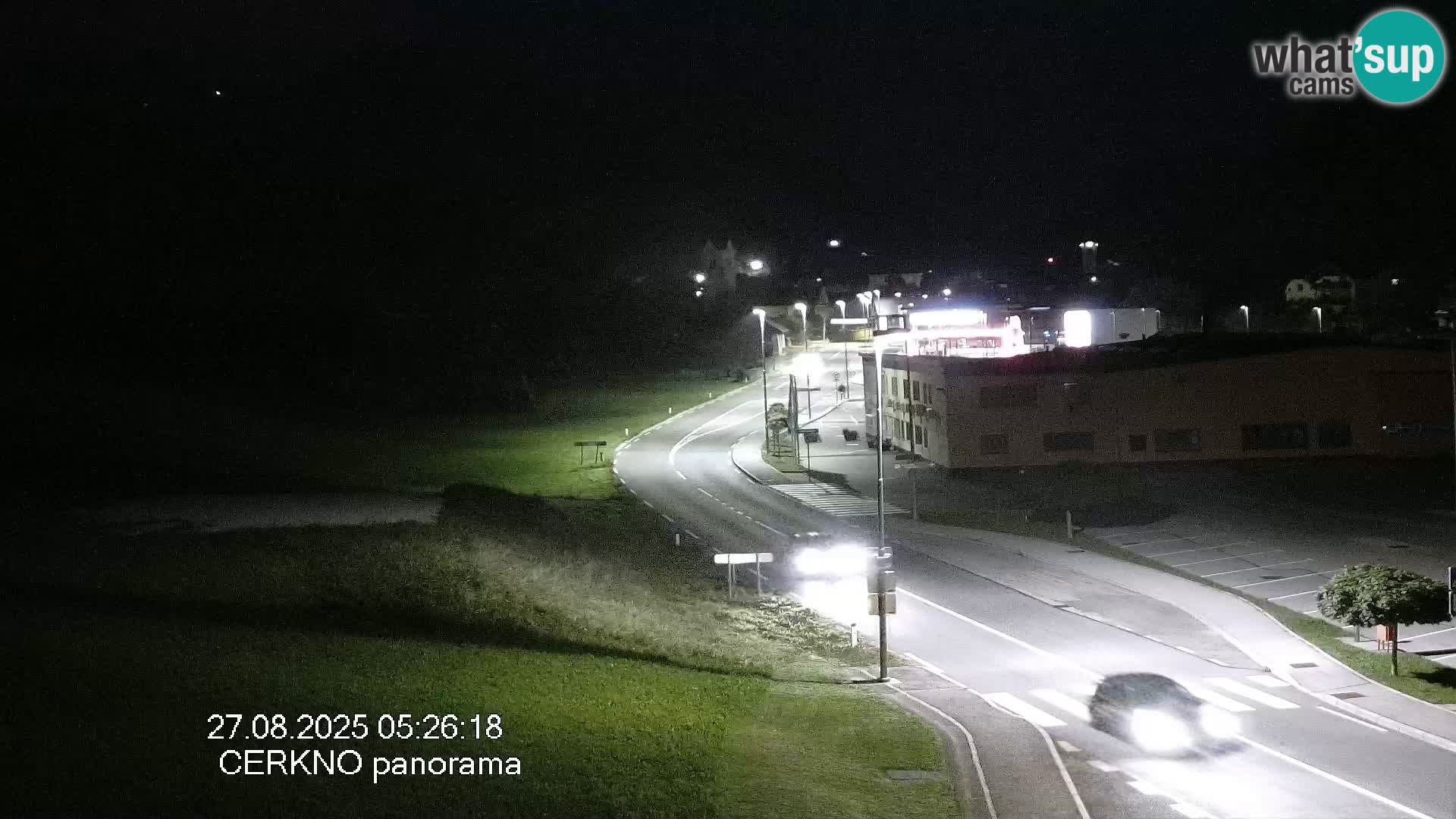 Cerkno city entrance Live Webcam
