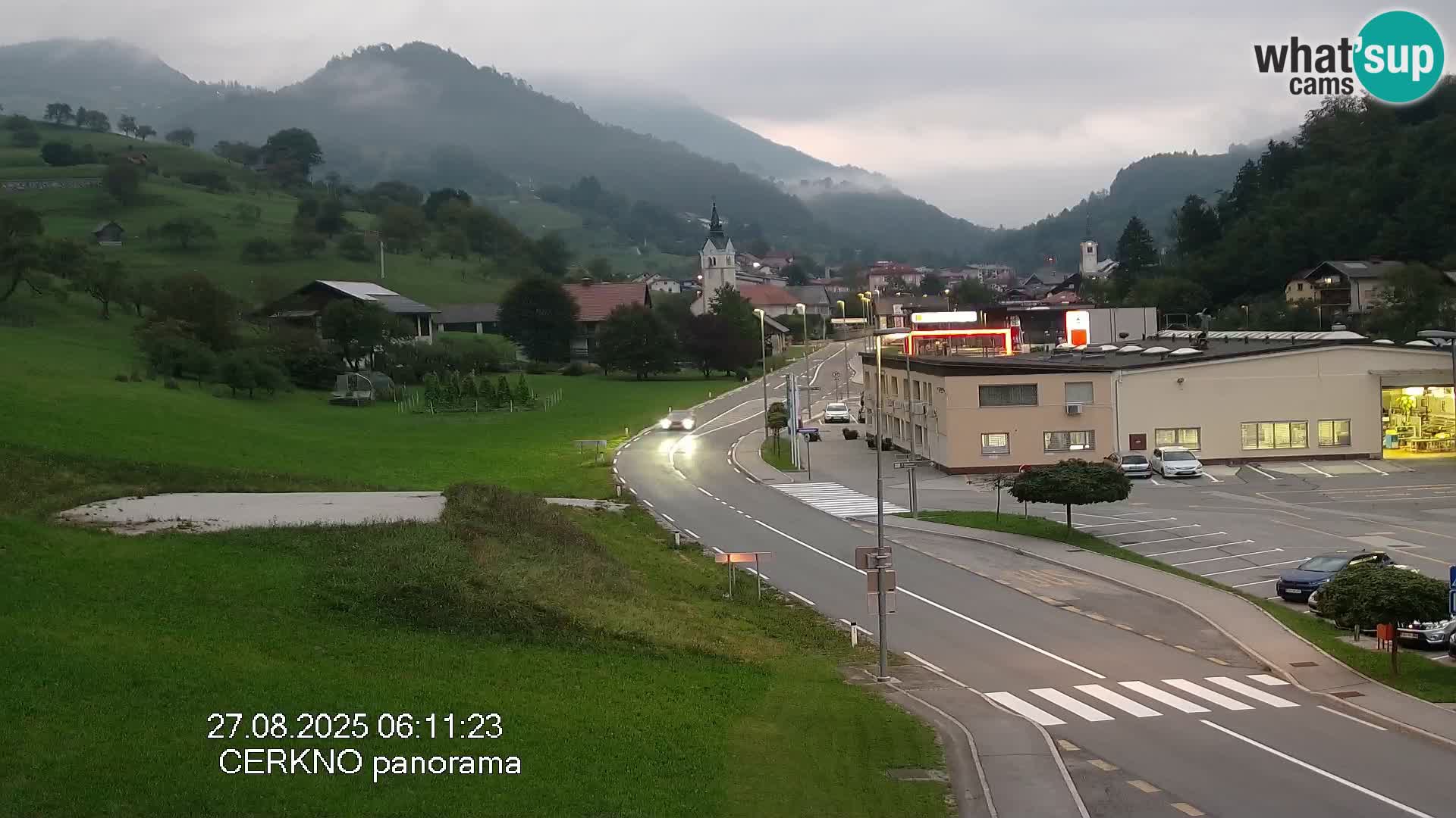 Cerkno ulaz u grad – Kamera uživo