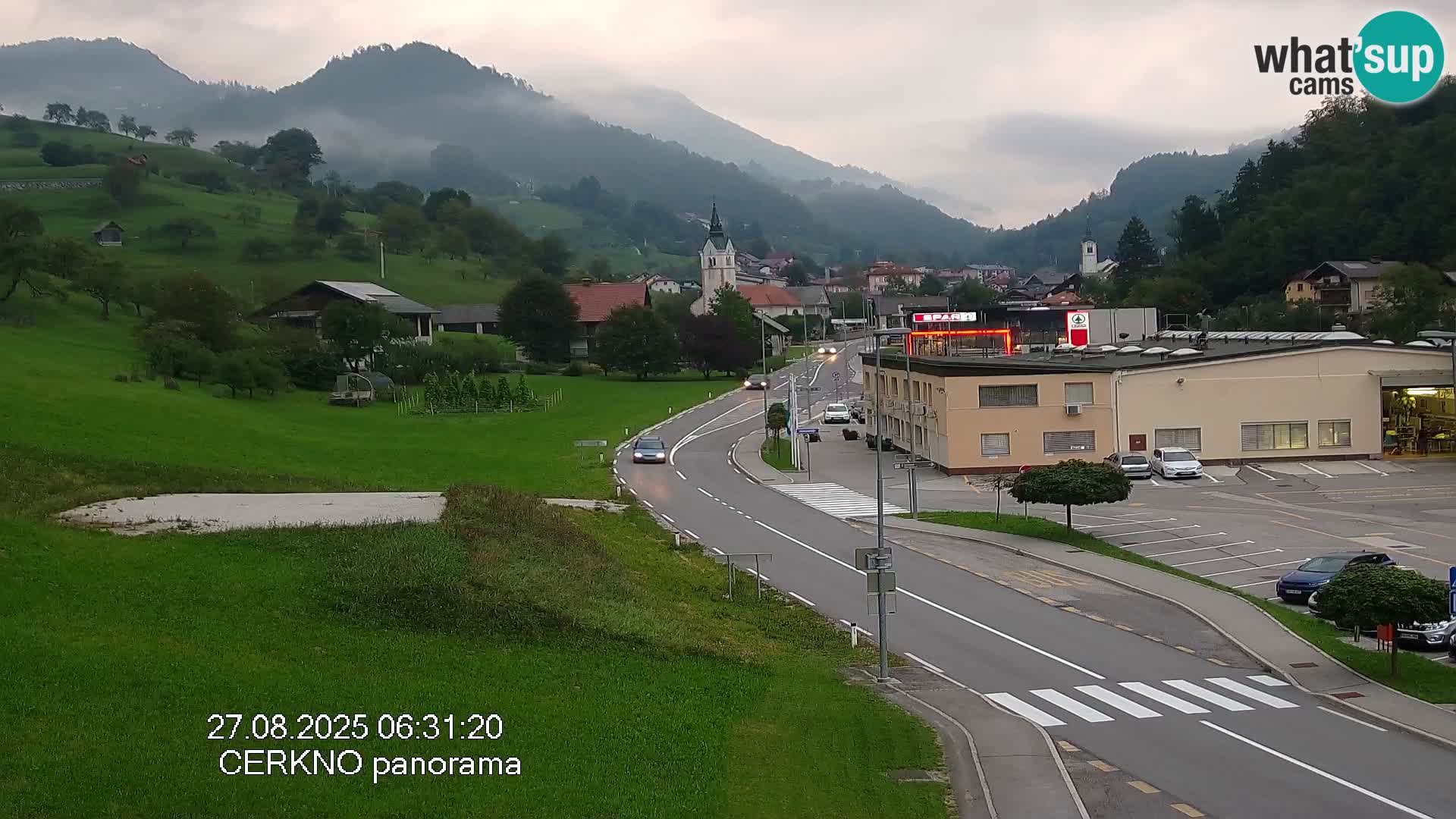 Webcam Ingresso Città di Cerkno