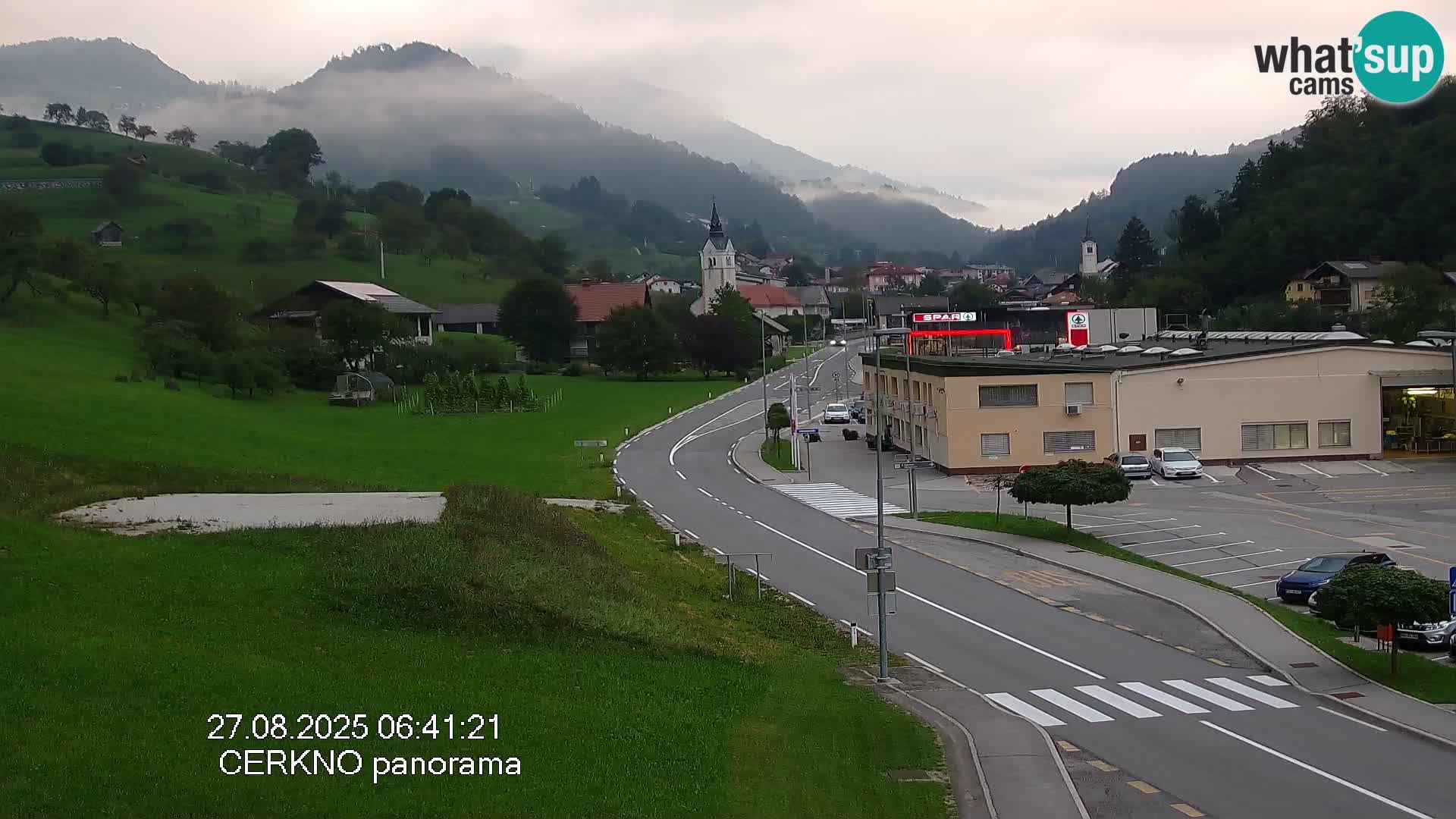 Cerkno ulaz u grad – Kamera uživo