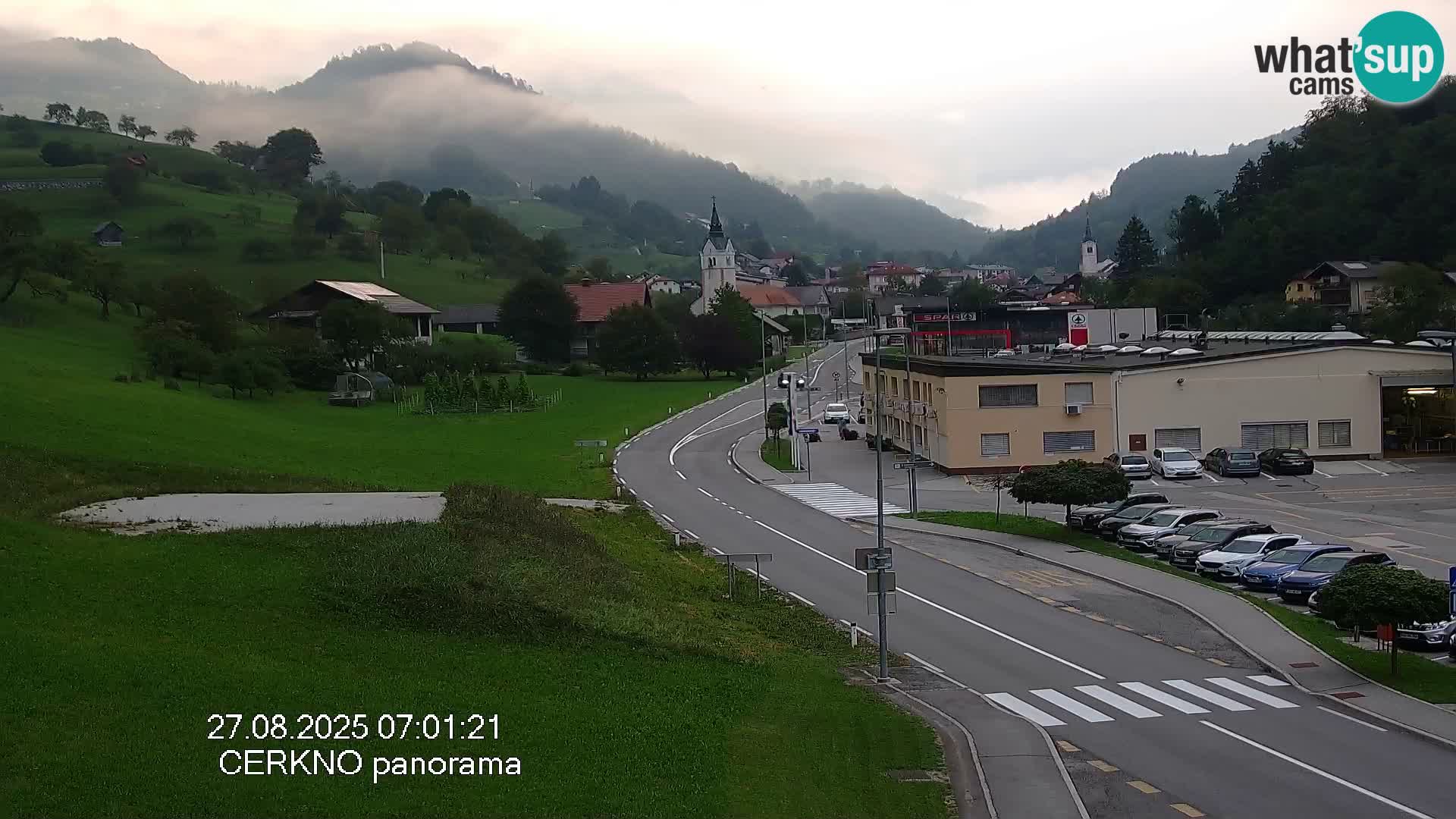 Cerkno Stadteingang Live-Webcam