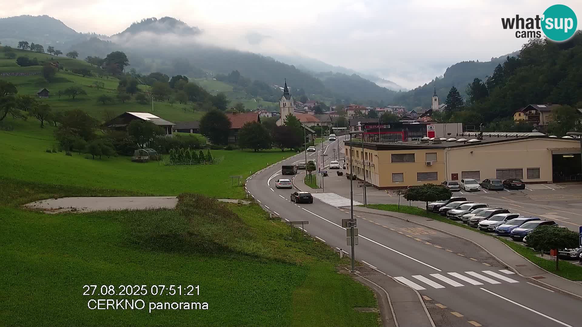 Cerkno ulaz u grad – Kamera uživo