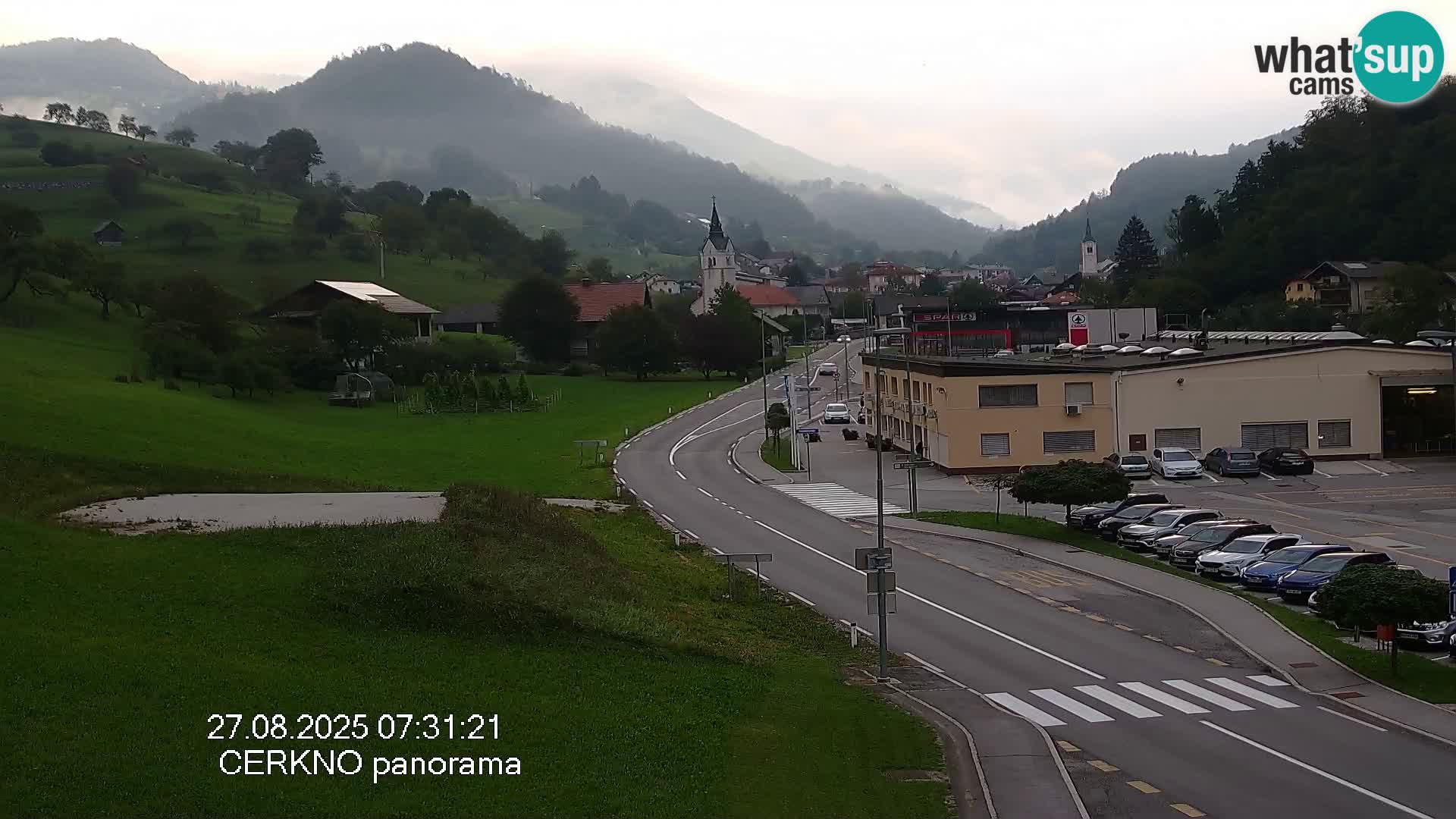 Cerkno Stadteingang Live-Webcam