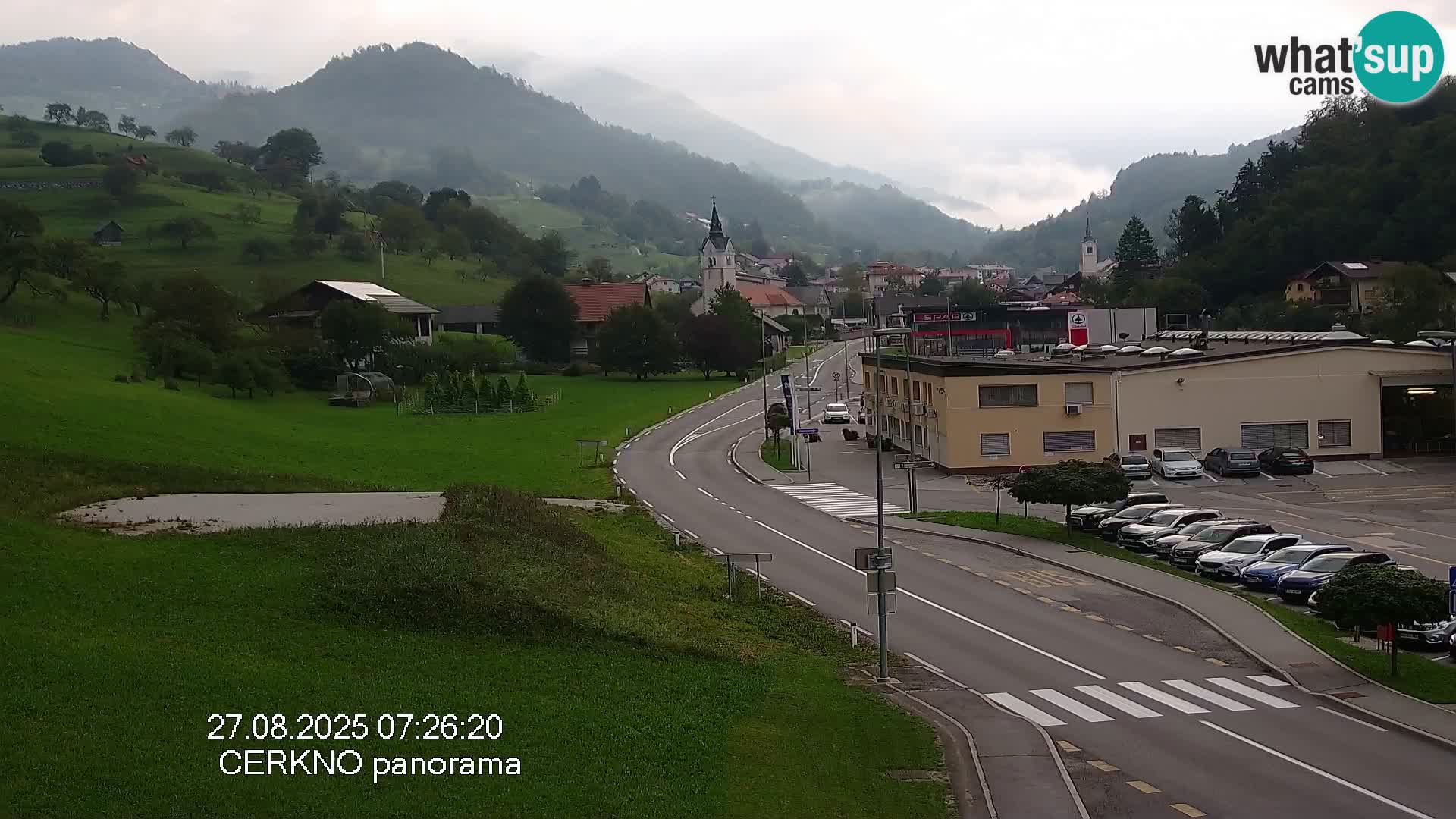 Cerkno Stadteingang Live-Webcam