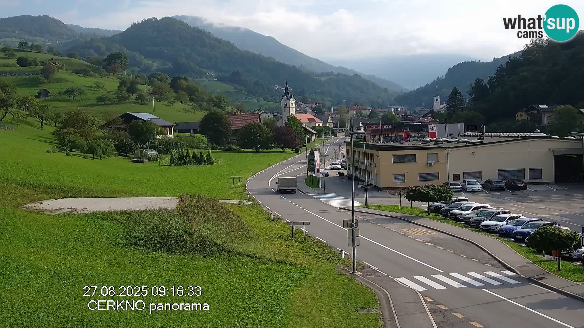 Webcam Ingresso Città di Cerkno