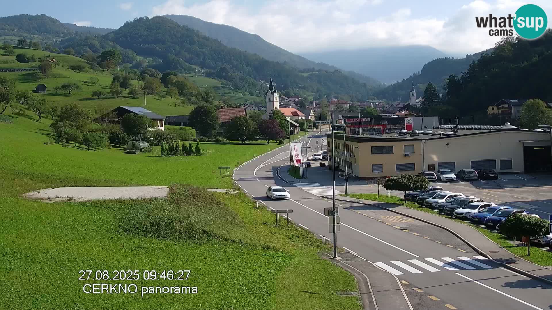 Cerkno Stadteingang Live-Webcam