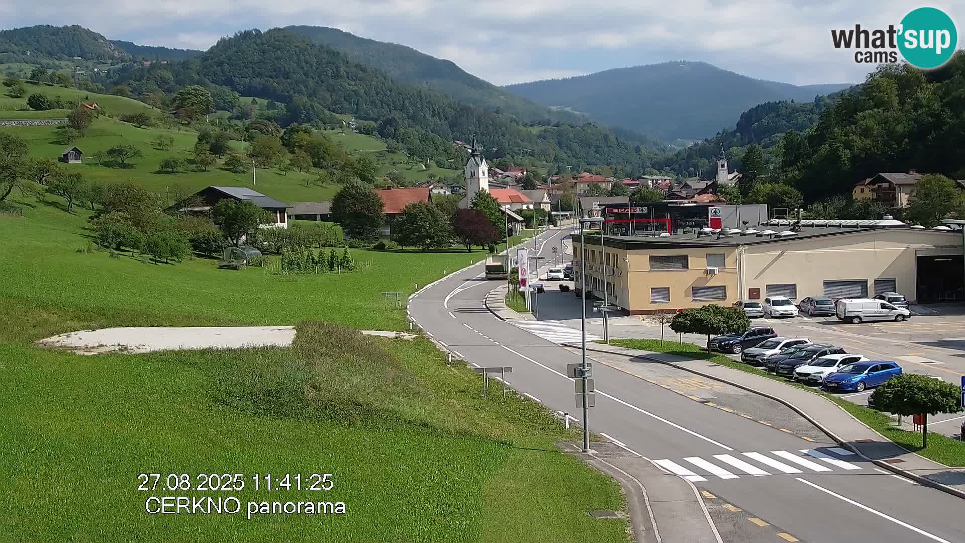 Webcam Ingresso Città di Cerkno