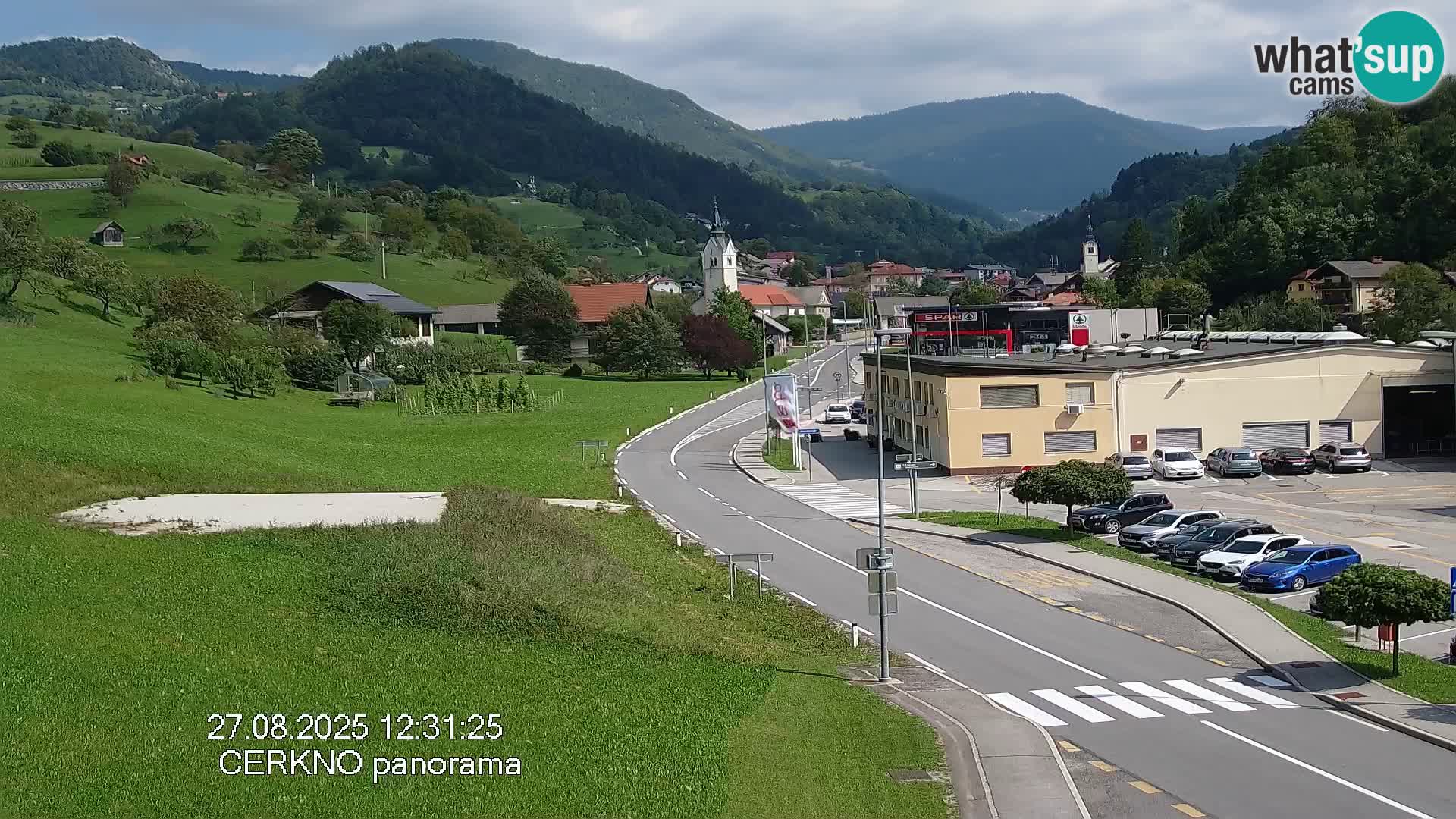 Cerkno Stadteingang Live-Webcam