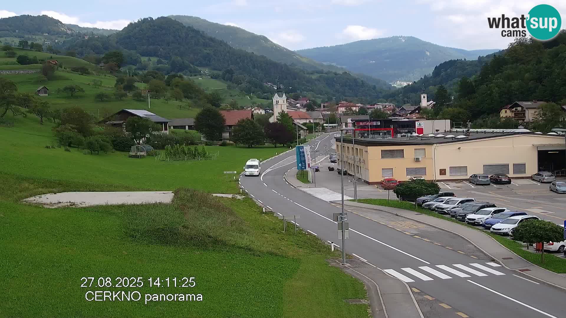 Cerkno ulaz u grad – Kamera uživo