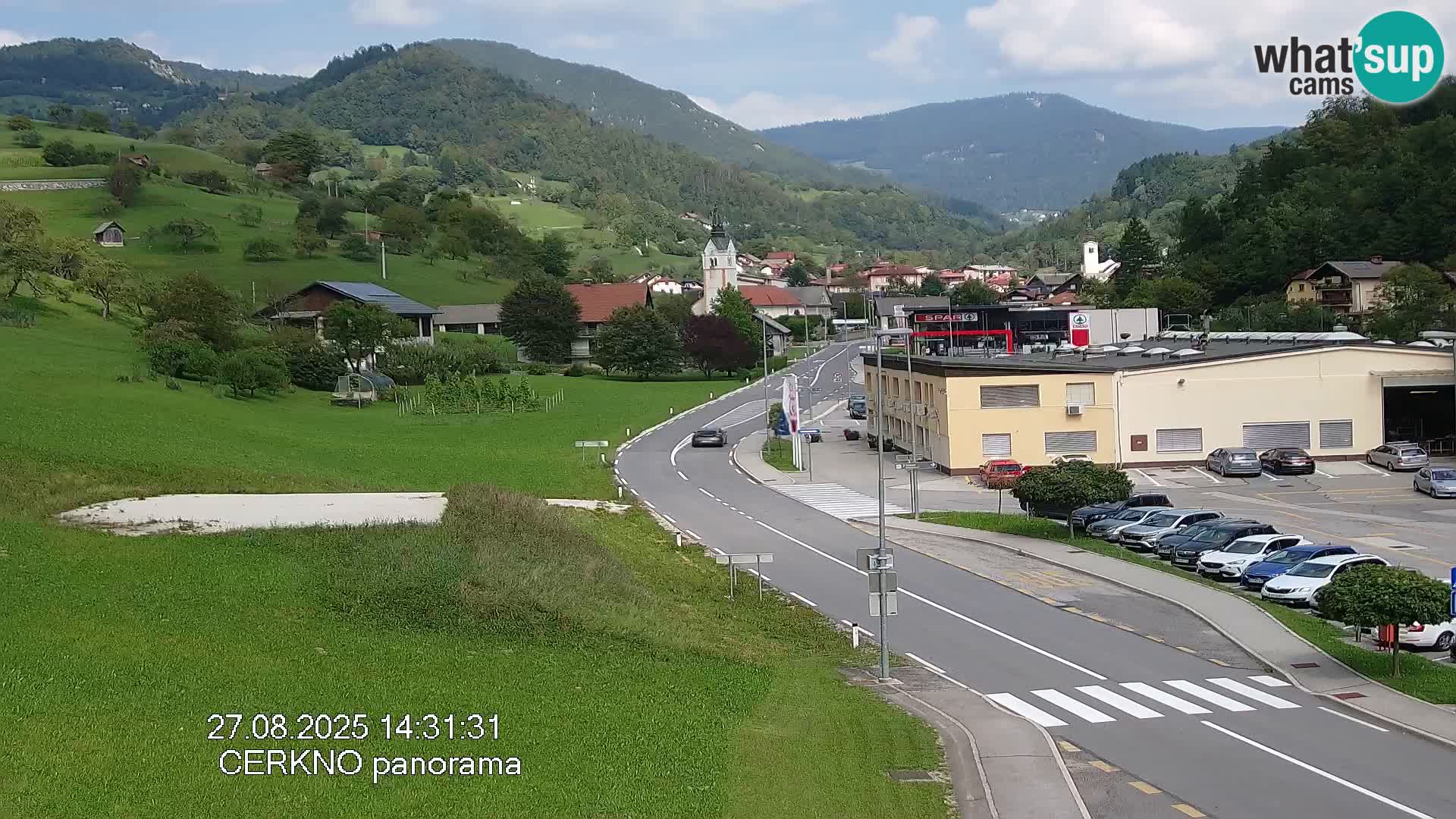Cerkno ulaz u grad – Kamera uživo