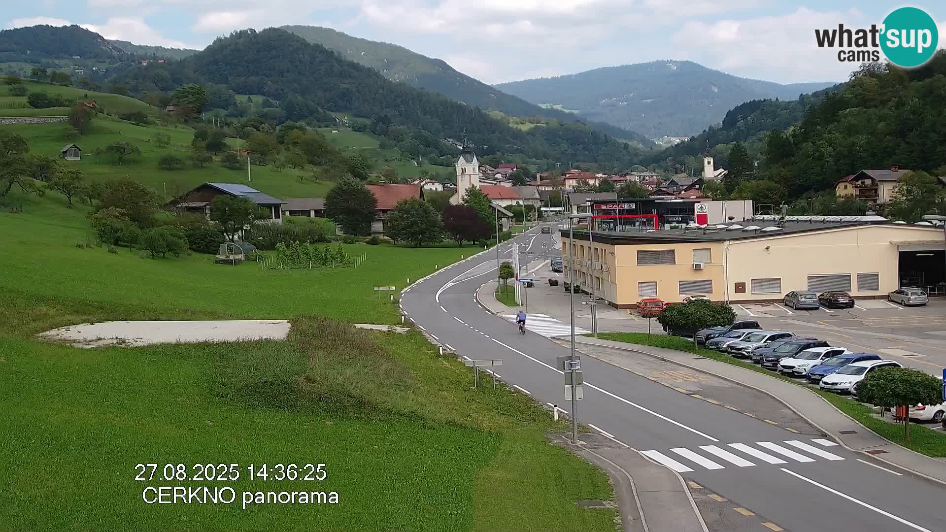 Cerkno ulaz u grad – Kamera uživo
