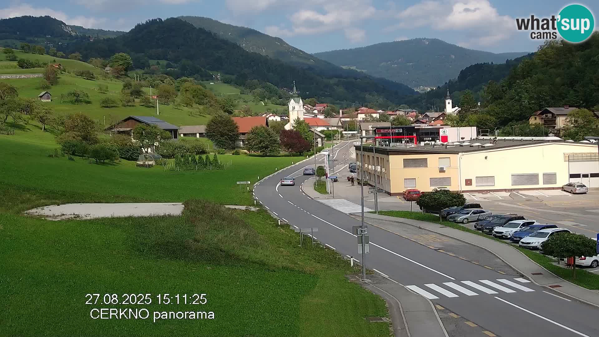 Cerkno ulaz u grad – Kamera uživo
