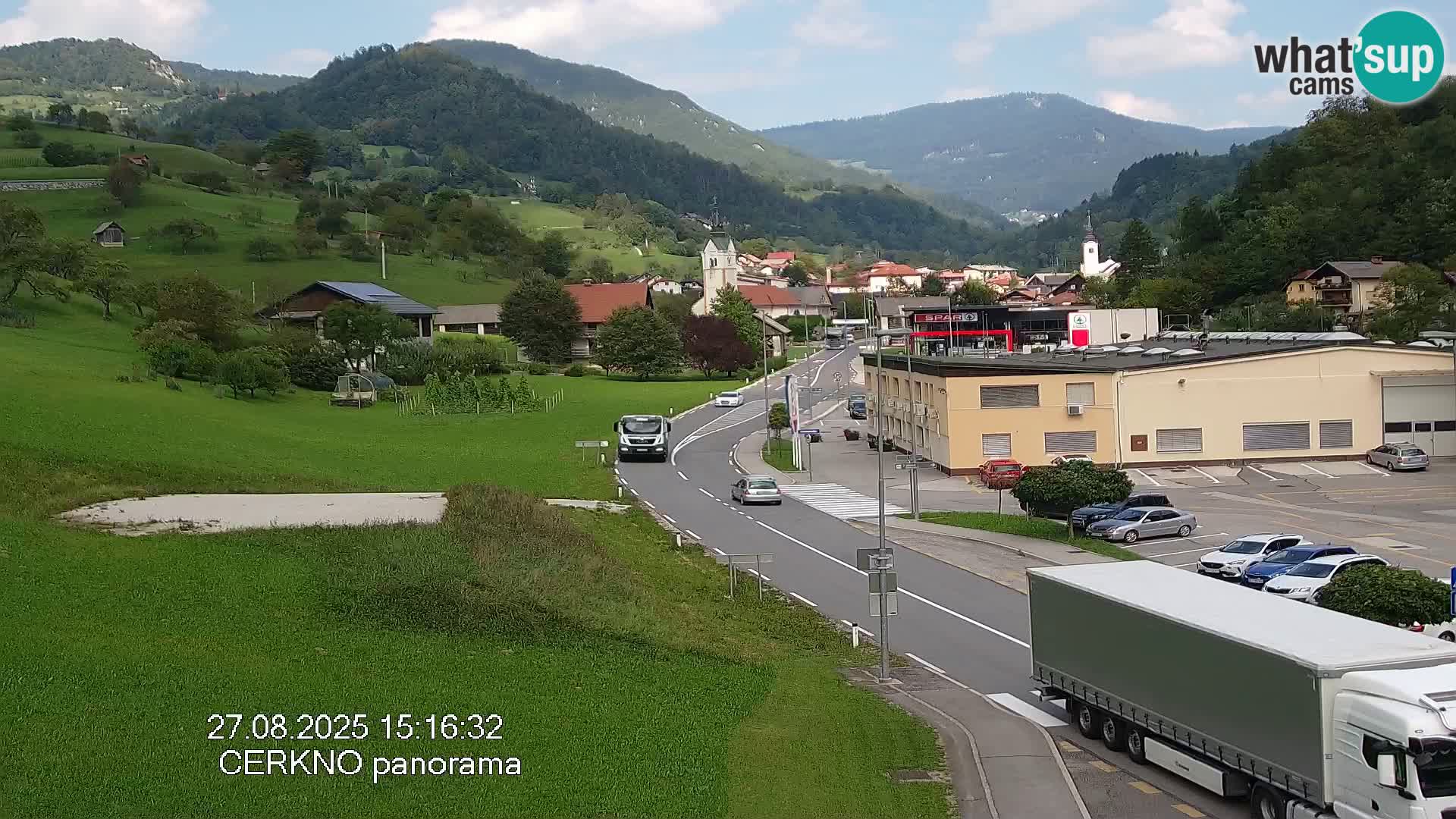 Cerkno ulaz u grad – Kamera uživo