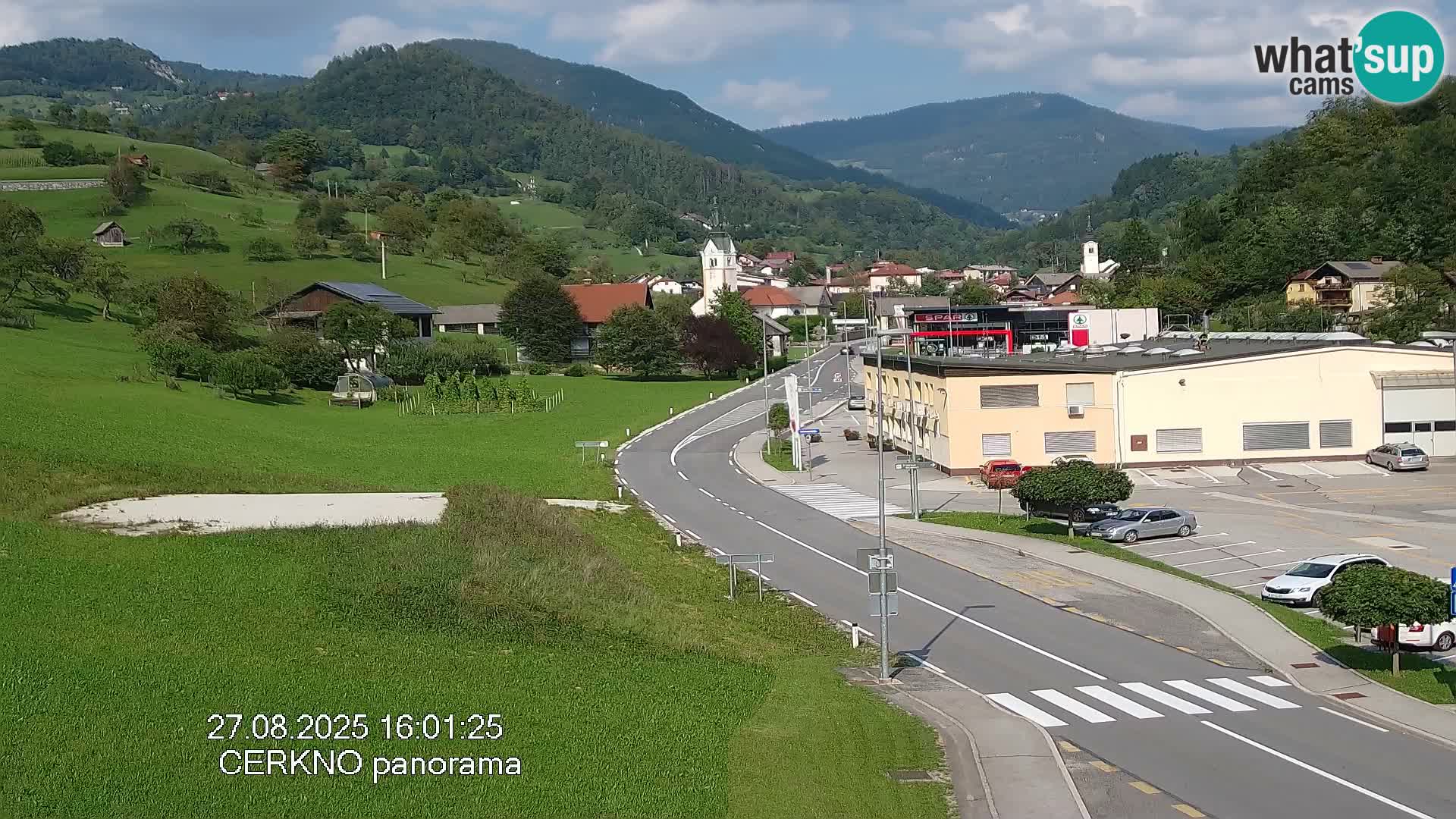 Cerkno ulaz u grad – Kamera uživo