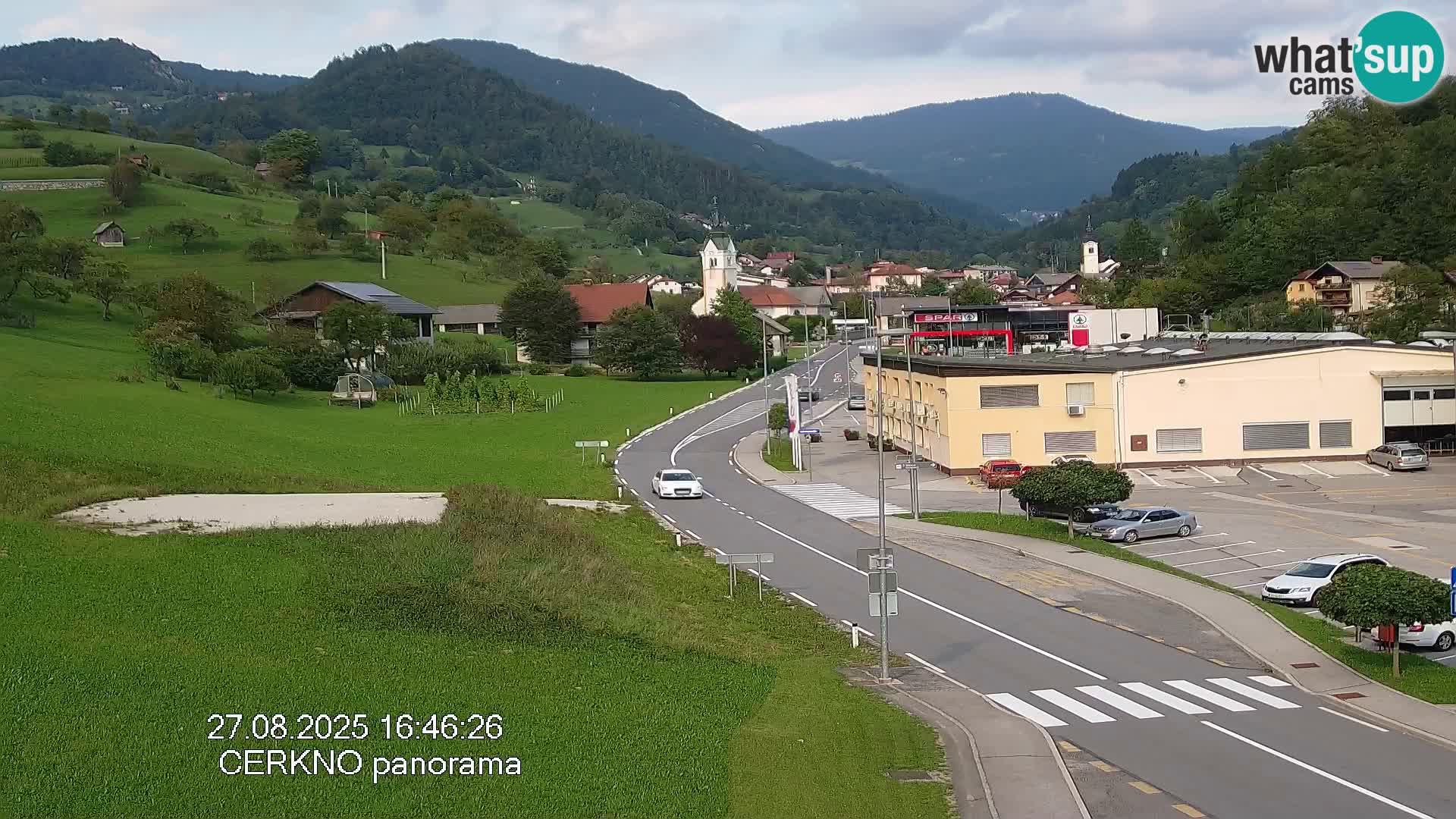 Cerkno Stadteingang Live-Webcam