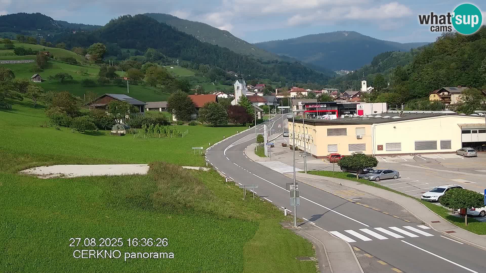 Webcam Ingresso Città di Cerkno