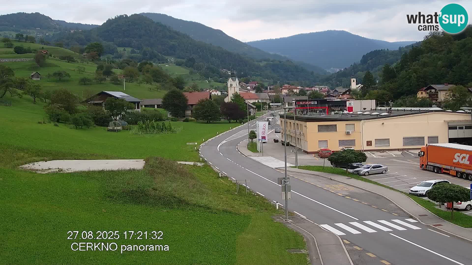 Webcam Ingresso Città di Cerkno