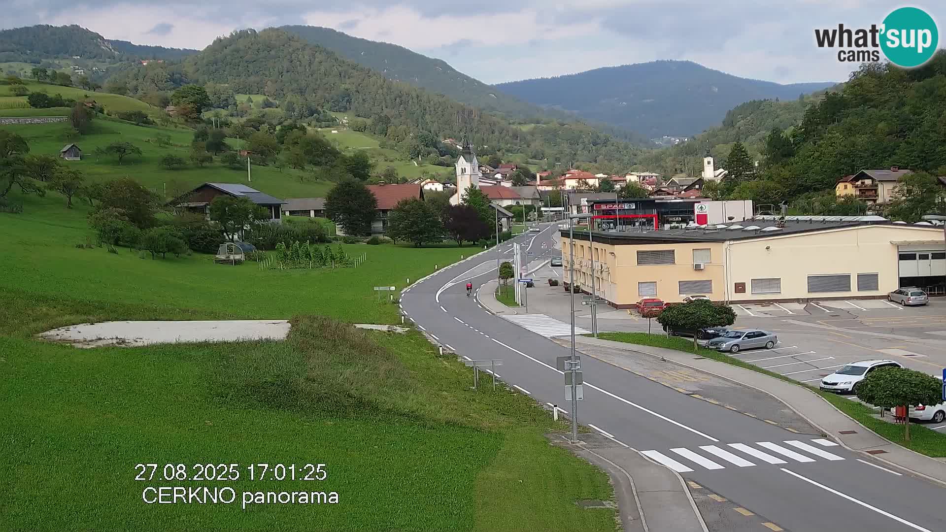 Cerkno ulaz u grad – Kamera uživo