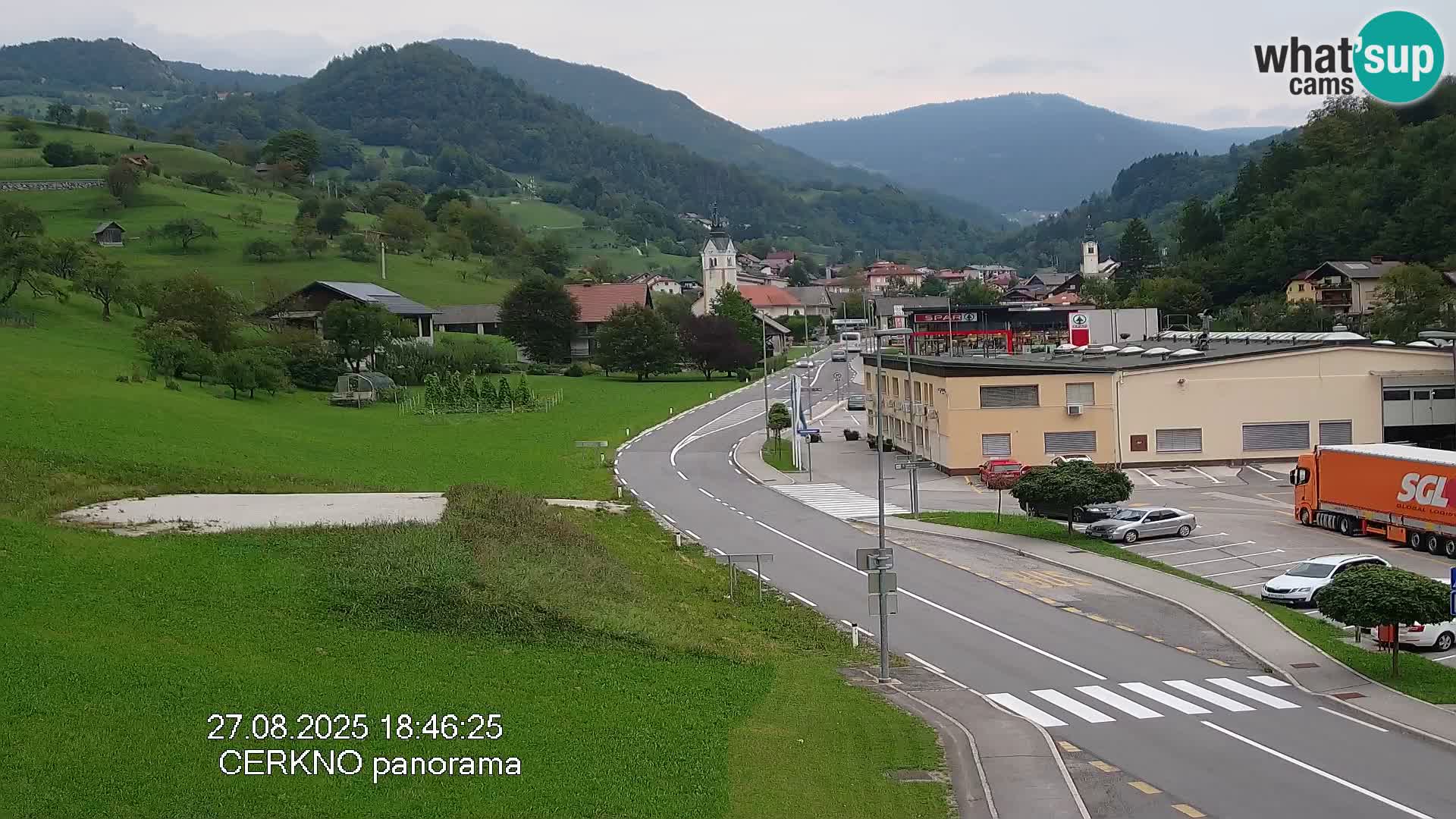 Cerkno Stadteingang Live-Webcam