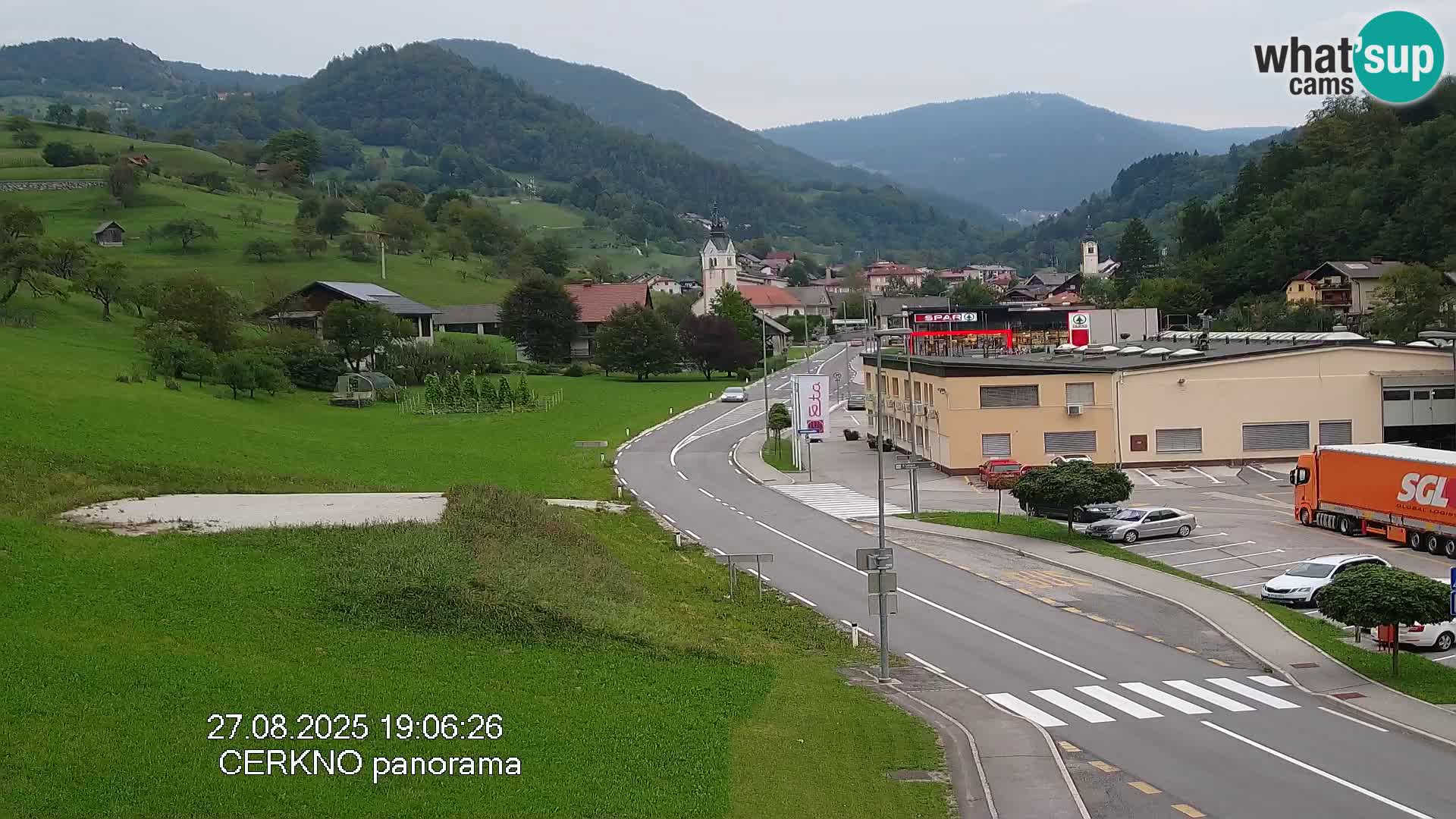 Cerkno Stadteingang Live-Webcam