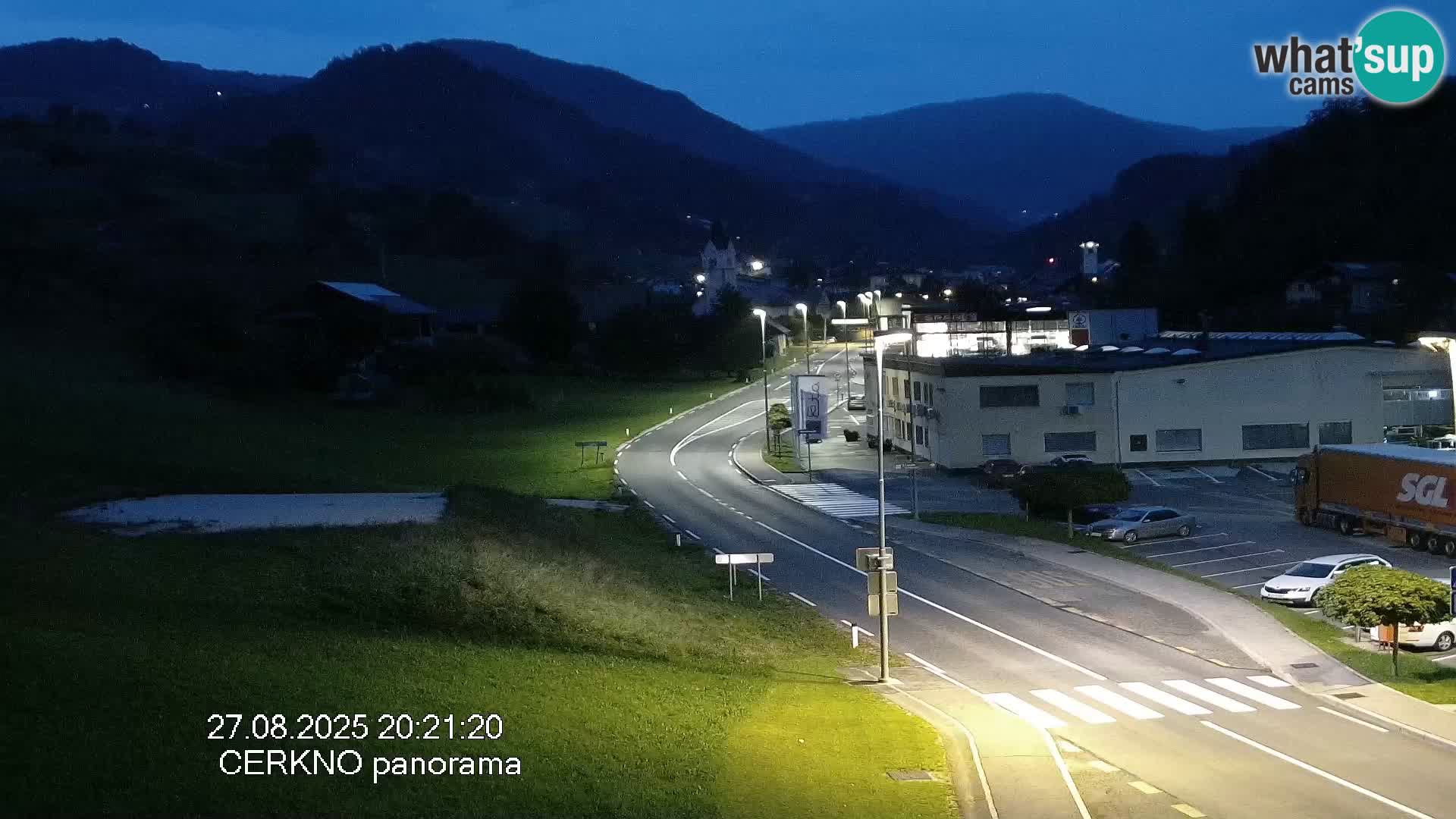 Cerkno ulaz u grad – Kamera uživo