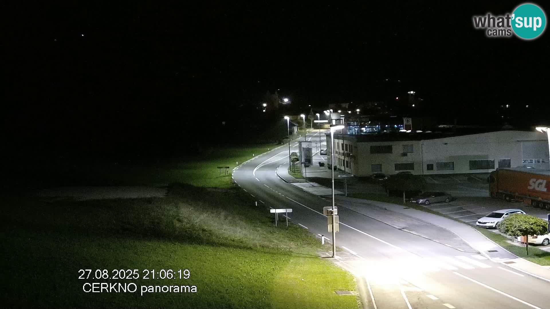 Webcam en direct – Entrée de la ville de Cerkno