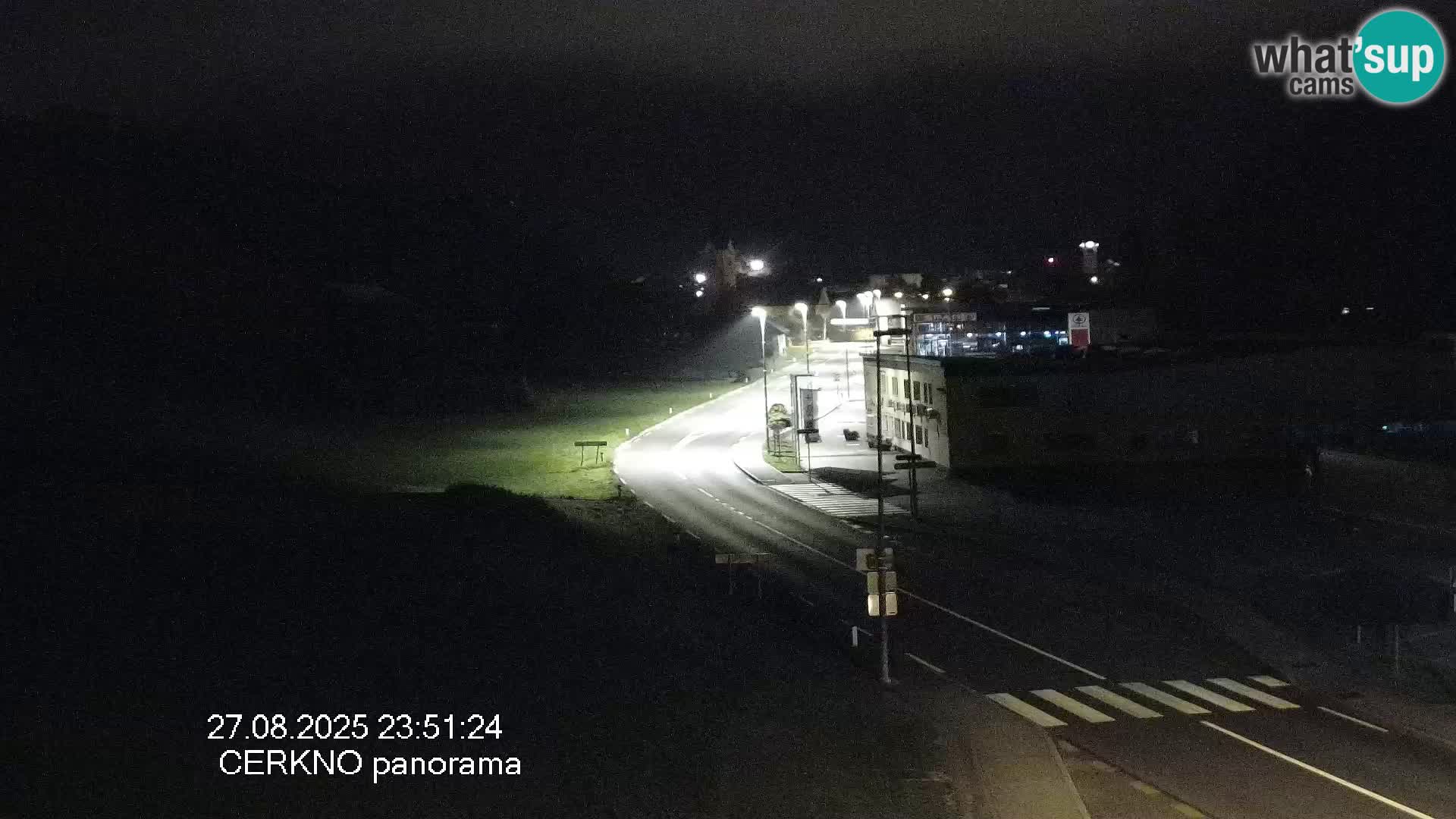 Webcam en direct – Entrée de la ville de Cerkno