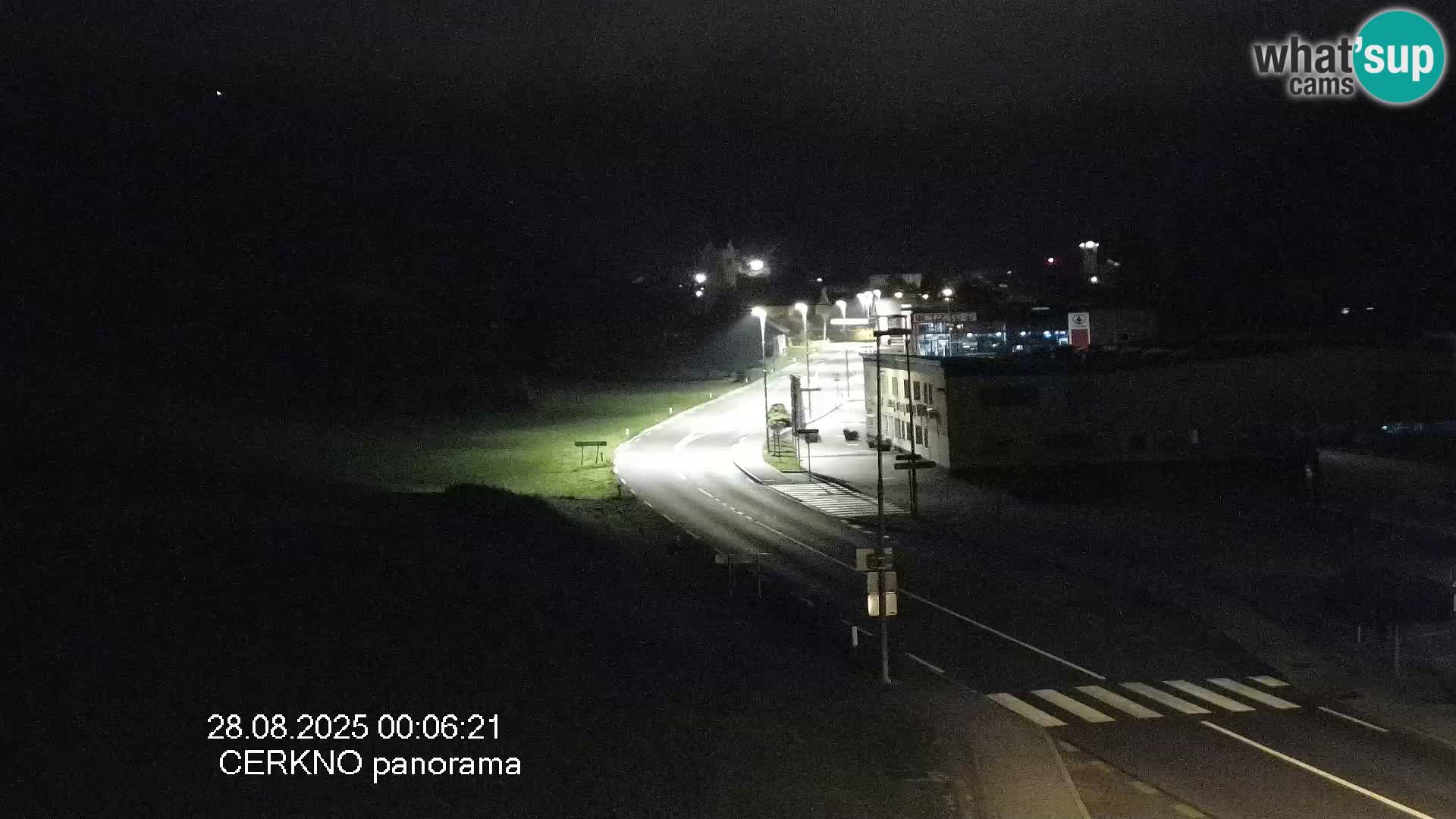 Cerkno city entrance Live Webcam