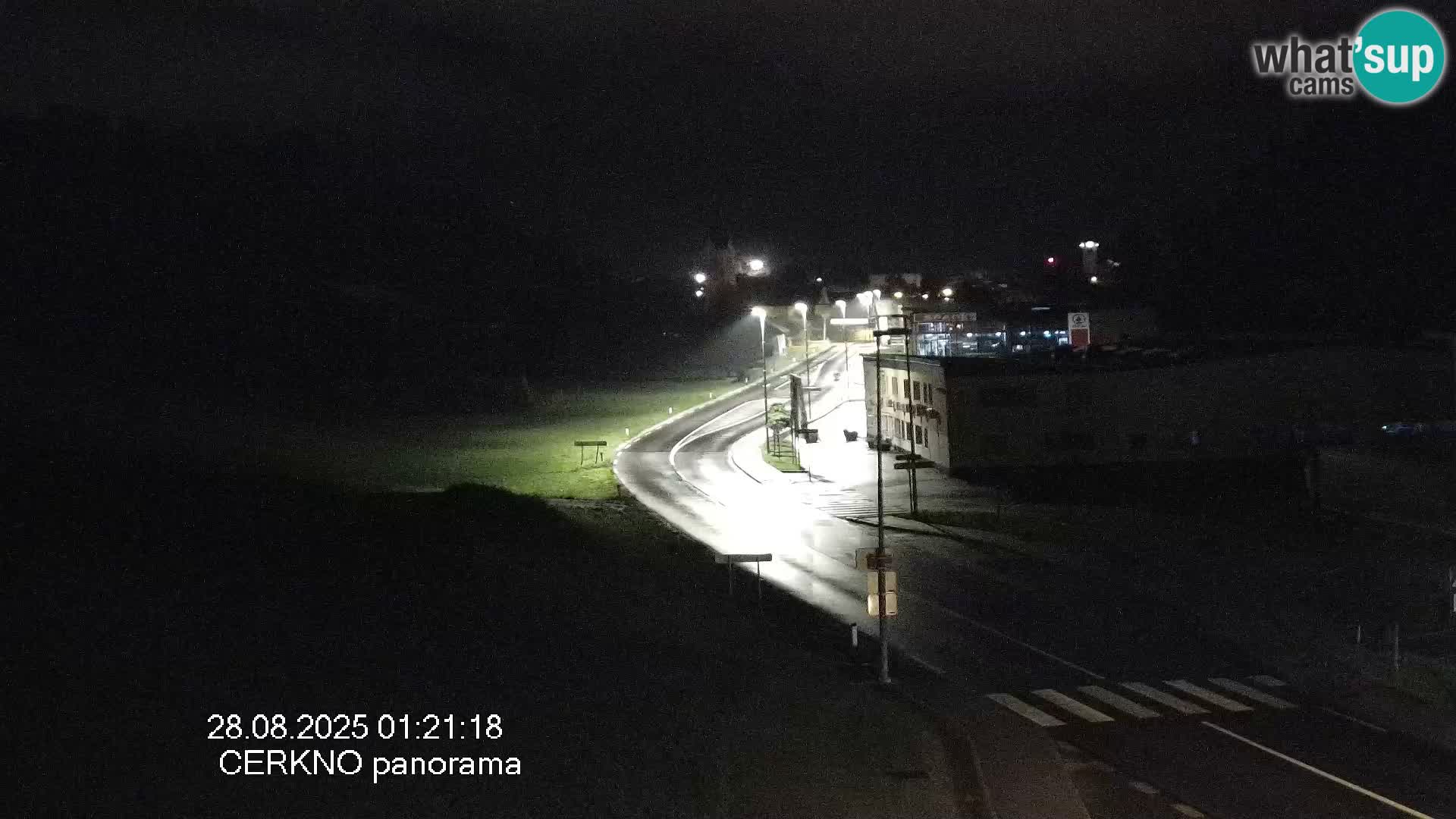 Cerkno entrada a la ciudad Webcam en vivo