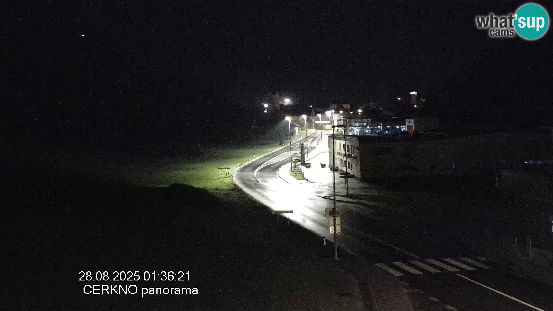 Webcam en direct – Entrée de la ville de Cerkno