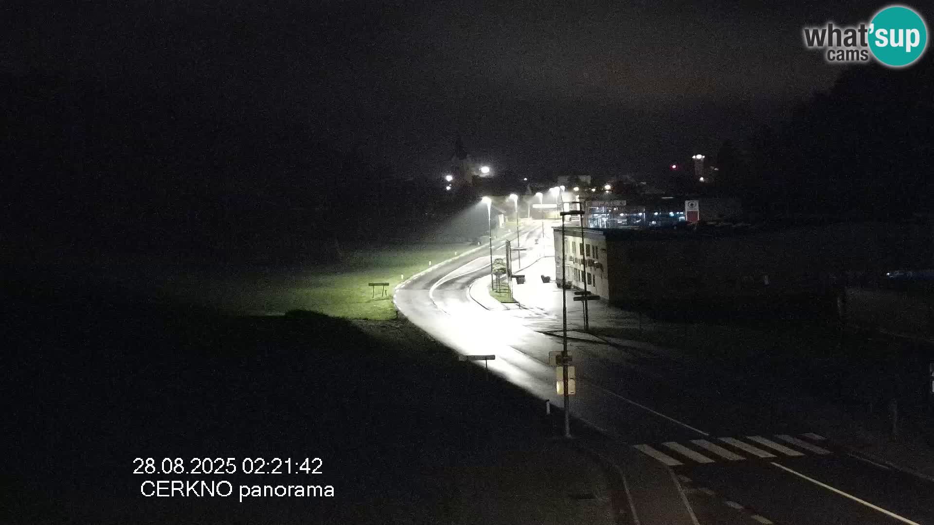 Cerkno entrada a la ciudad Webcam en vivo