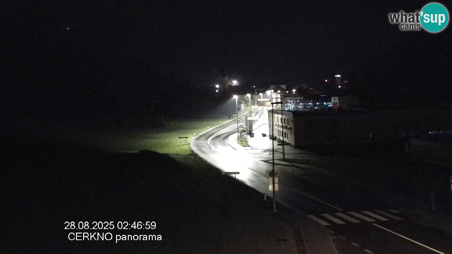 Cerkno entrada a la ciudad Webcam en vivo
