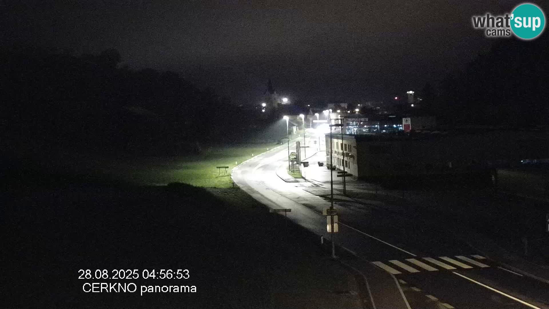 Cerkno city entrance Live Webcam