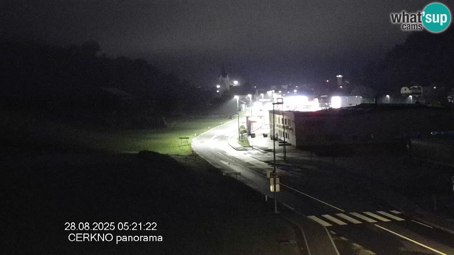 Cerkno city entrance Live Webcam