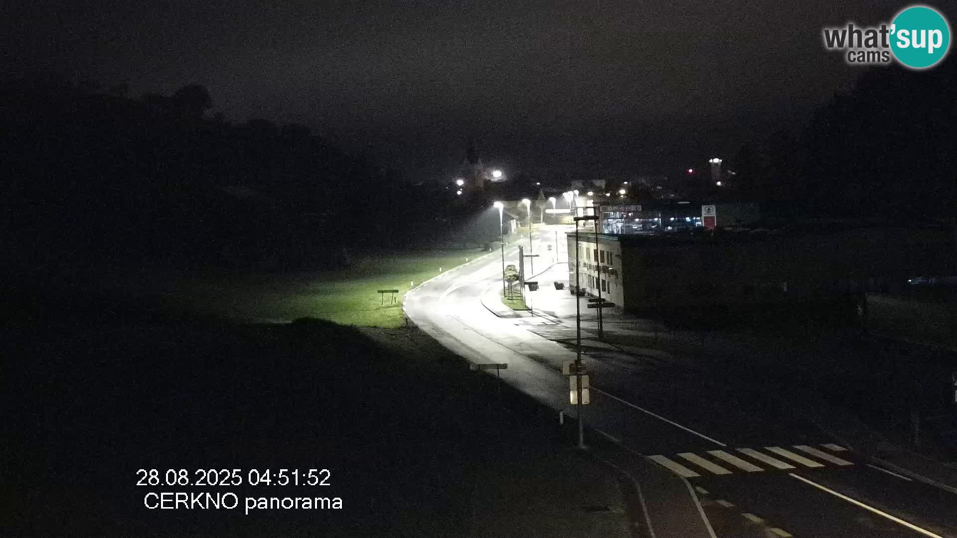 Webcam en direct – Entrée de la ville de Cerkno