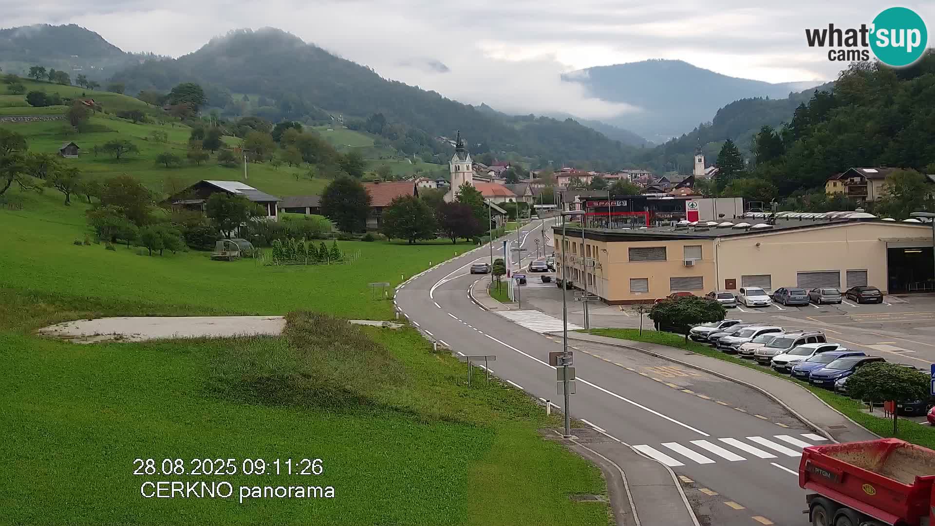 Cerkno Stadteingang Live-Webcam