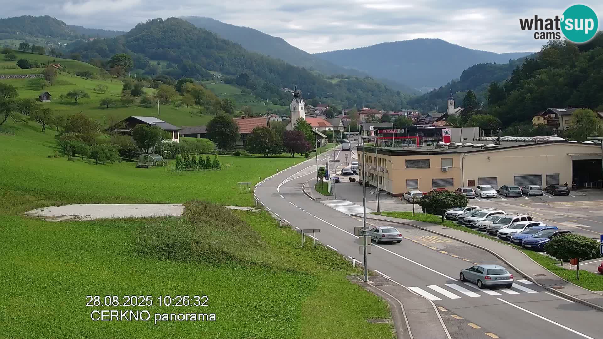 Cerkno Stadteingang Live-Webcam
